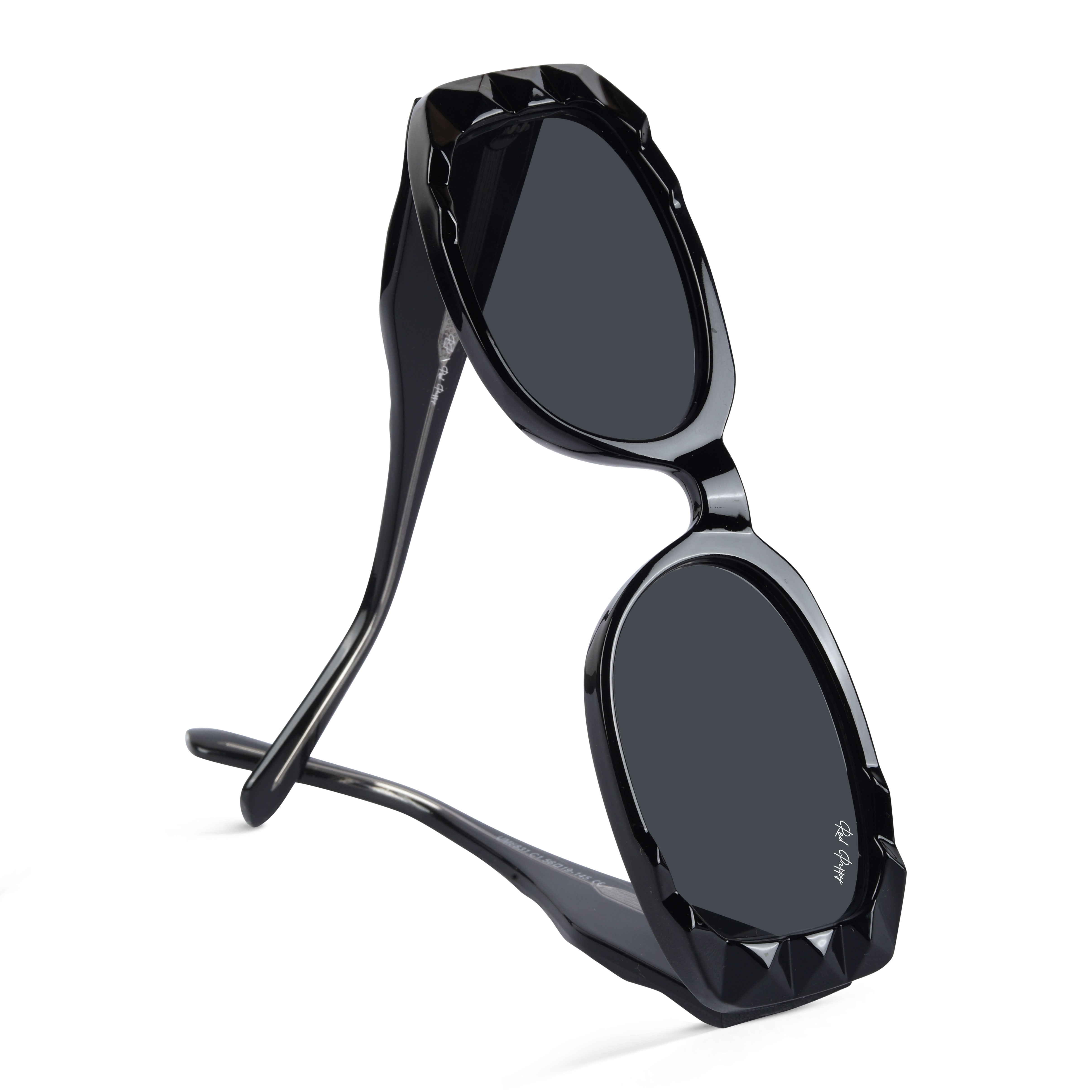 Aetheris Black Rectangle Sunglasses