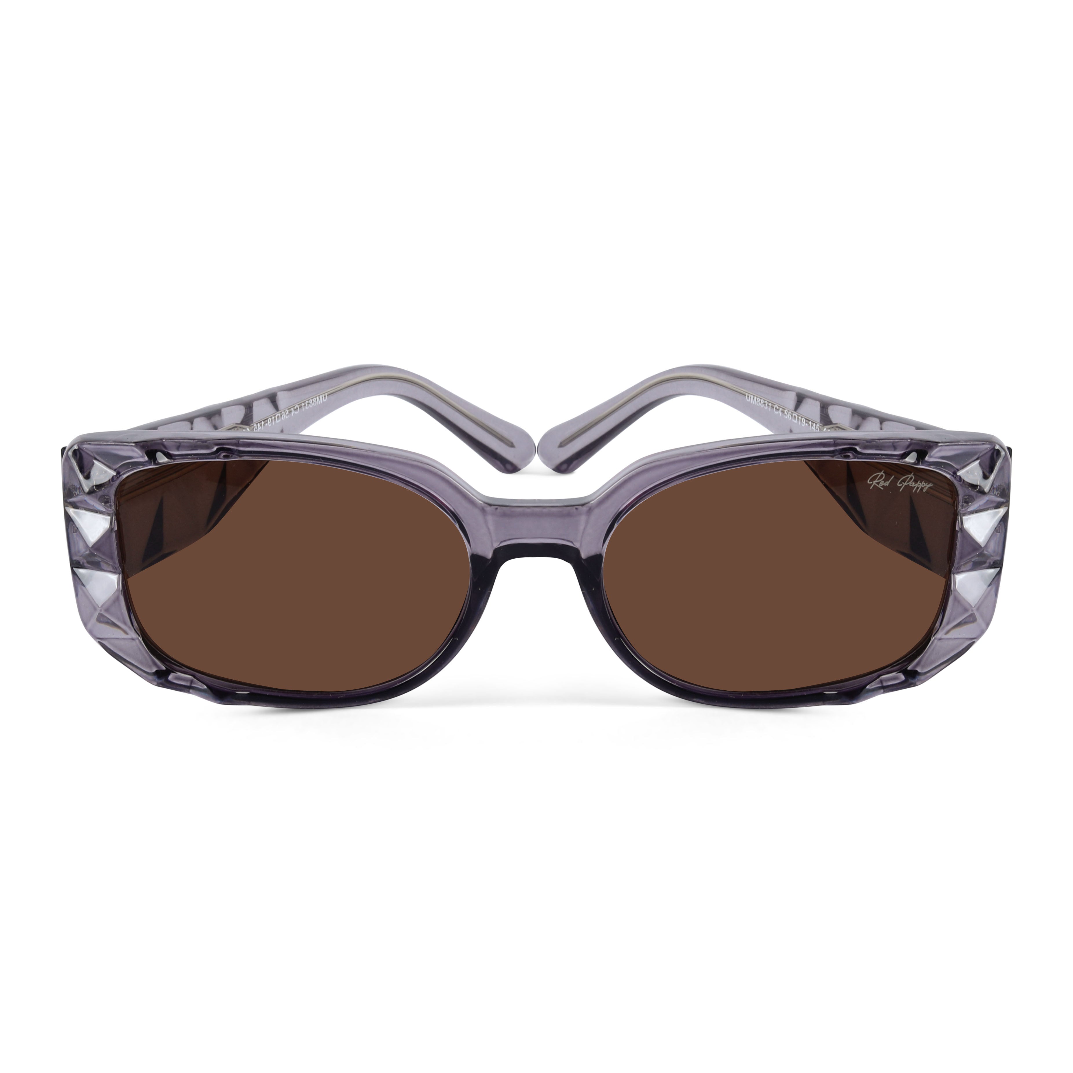 Aetheris Brown Rectangle Sunglasses