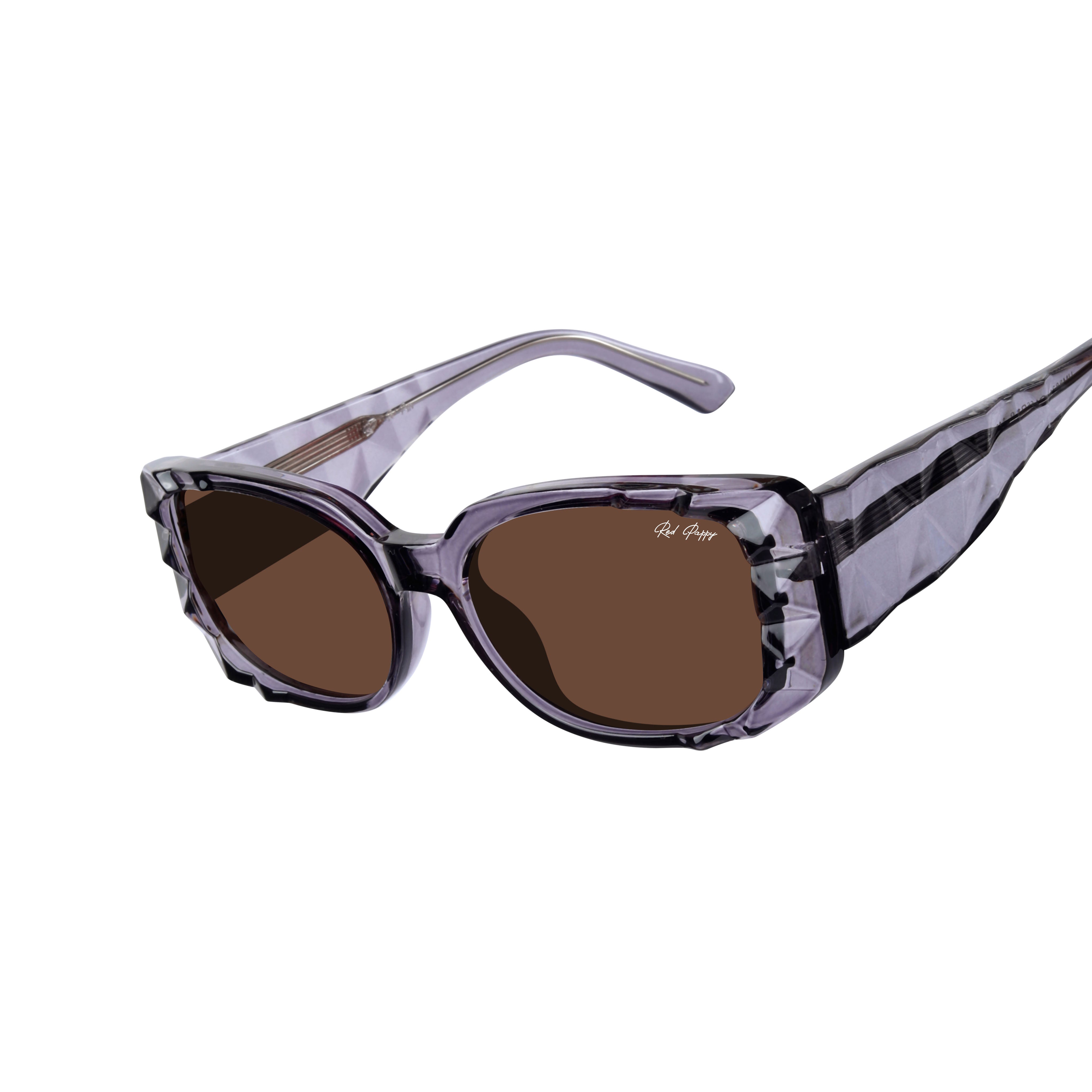 Aetheris Brown Rectangle Sunglasses