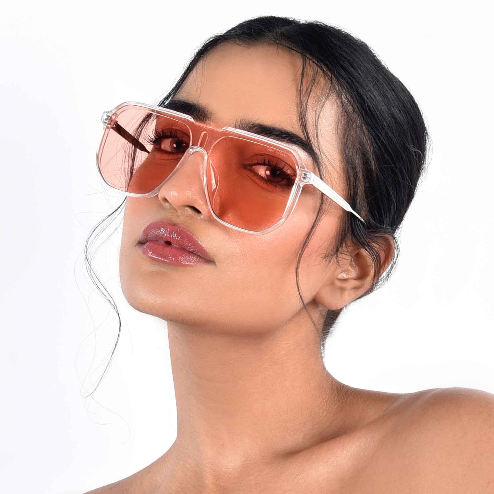 Aquila Transparent Aviator Sunglasses