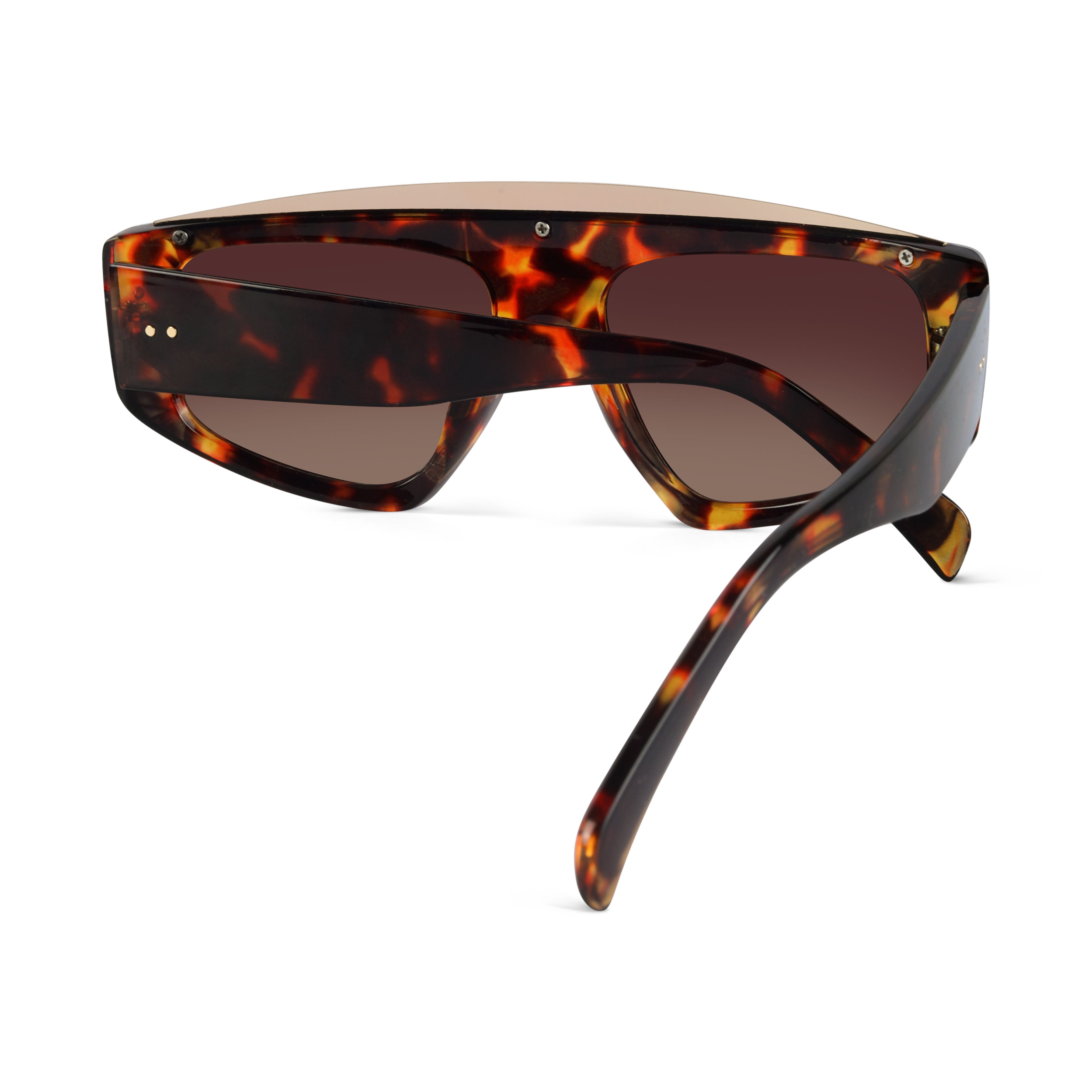 Aurion Brown Rectangle Sunglasses