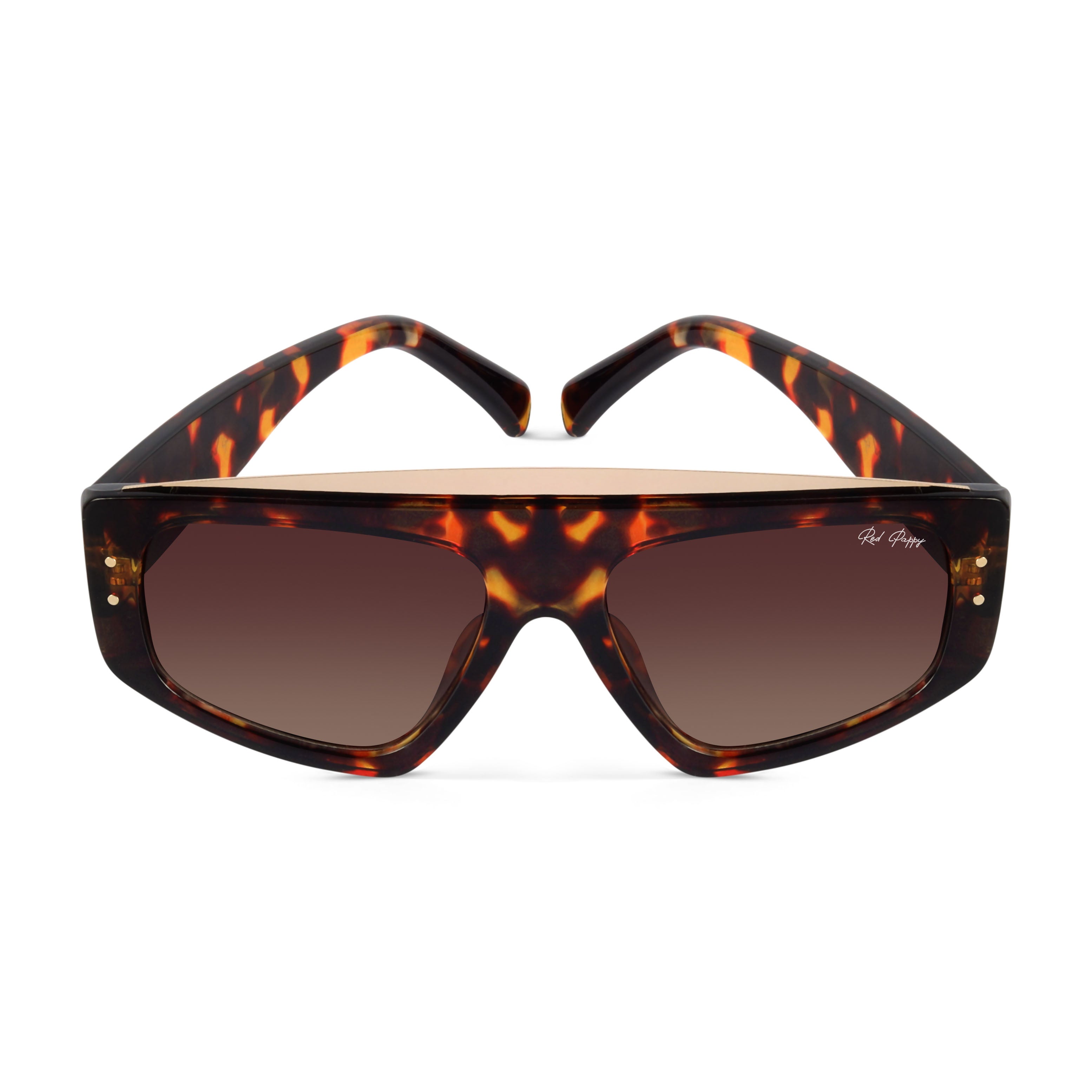 Aurion Brown Rectangle Sunglasses