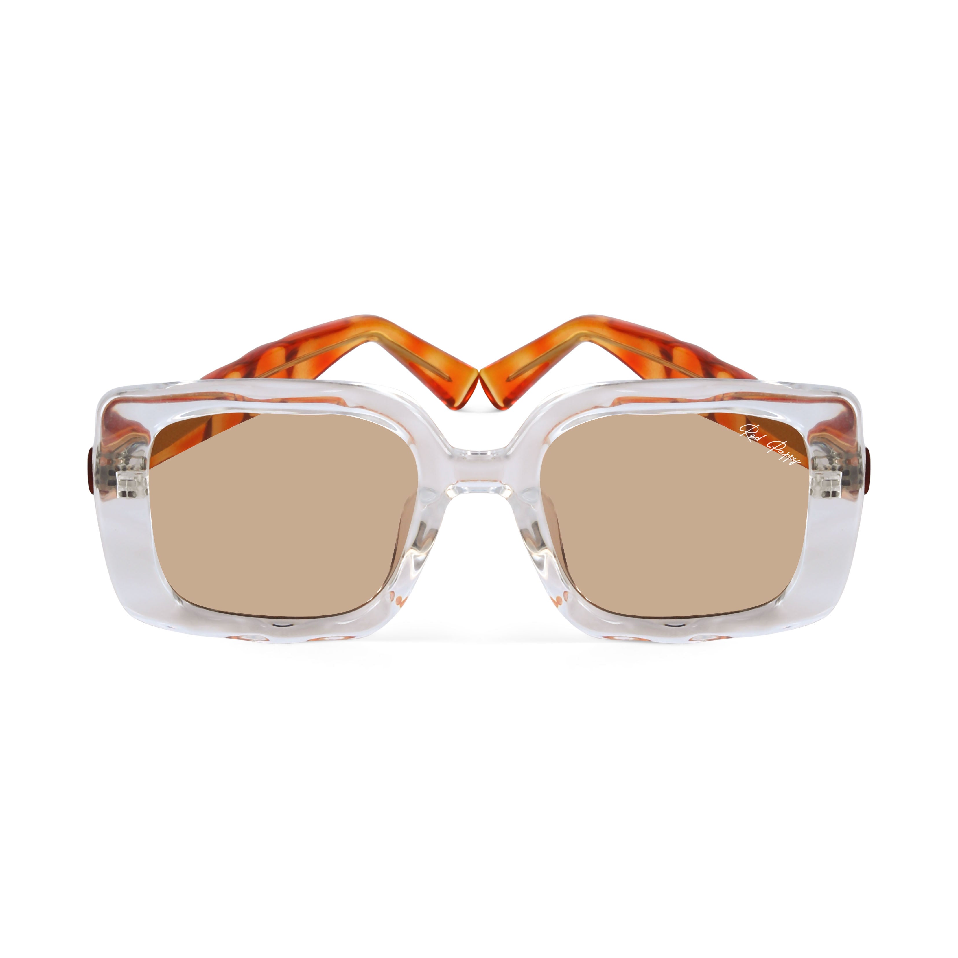 Brillara Brown Square Sunglasses