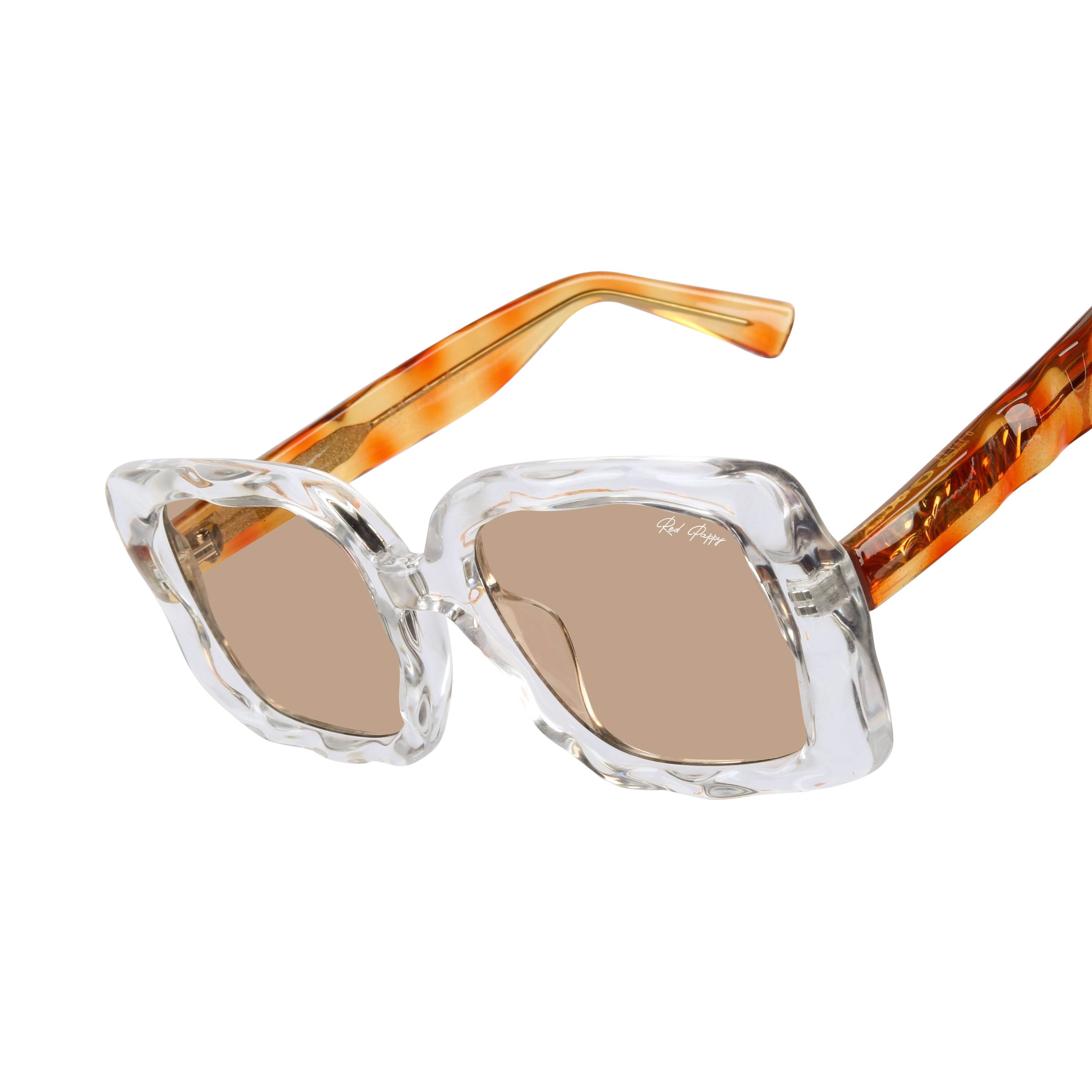 Brillara Brown Square Sunglasses