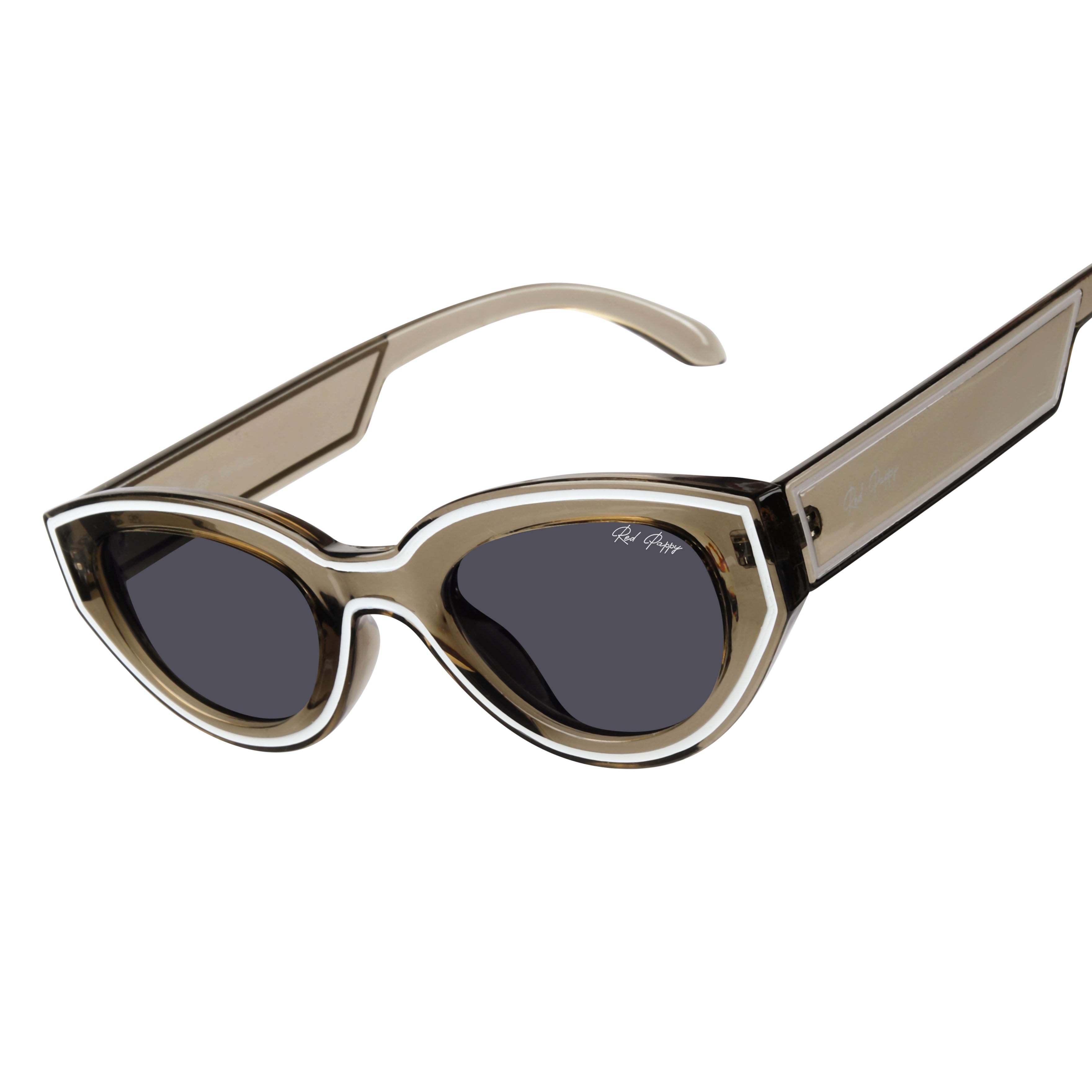 Chronon Olive Rectangle Sunglasses