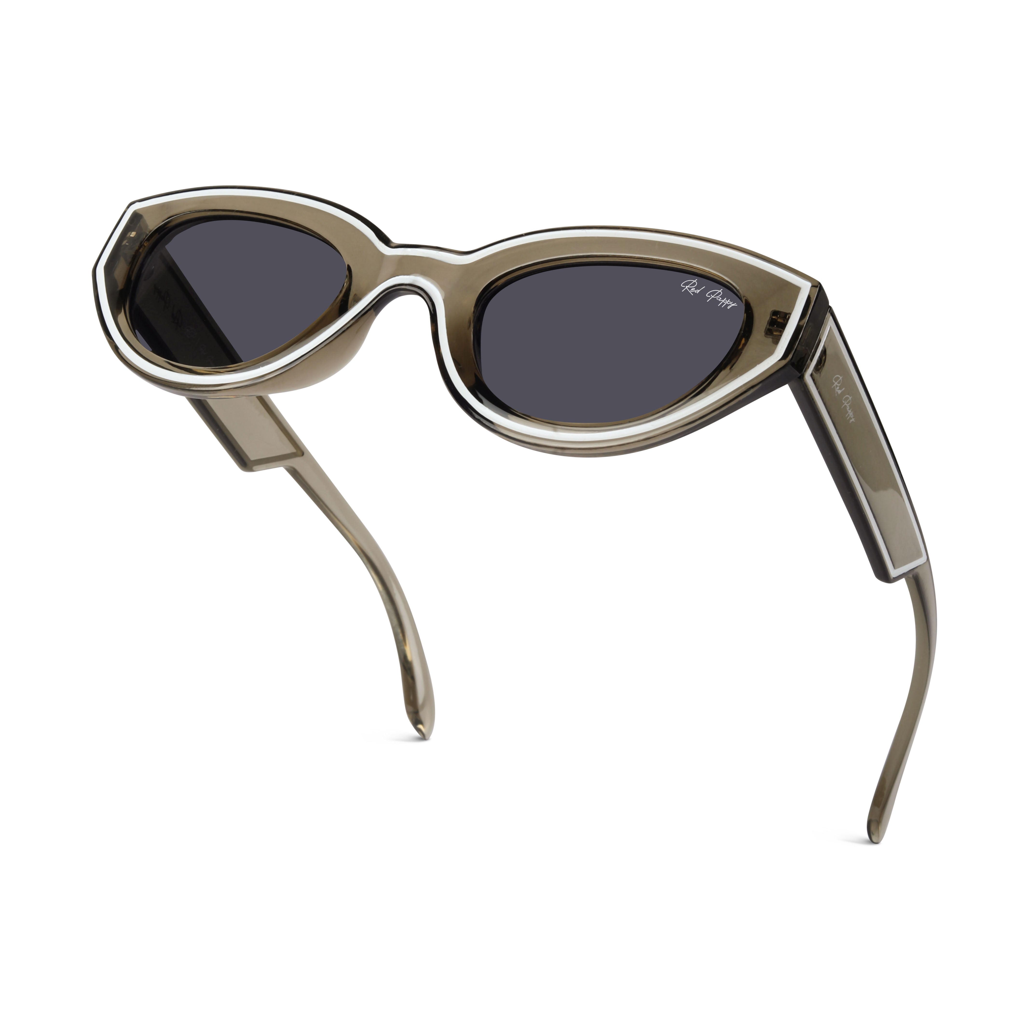 Chronon Olive Rectangle Sunglasses