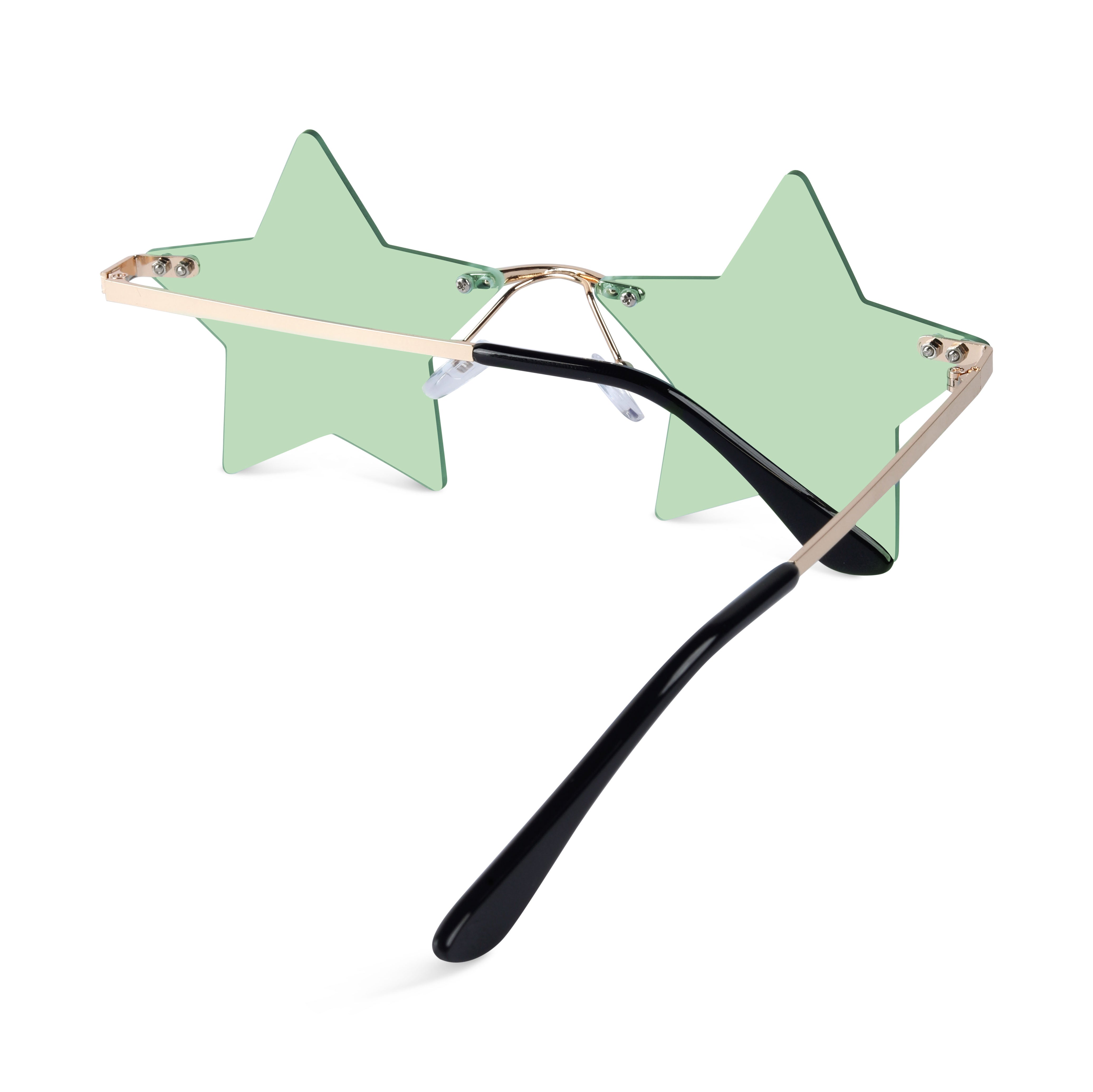 Ciel Light Green Star Sunglasses