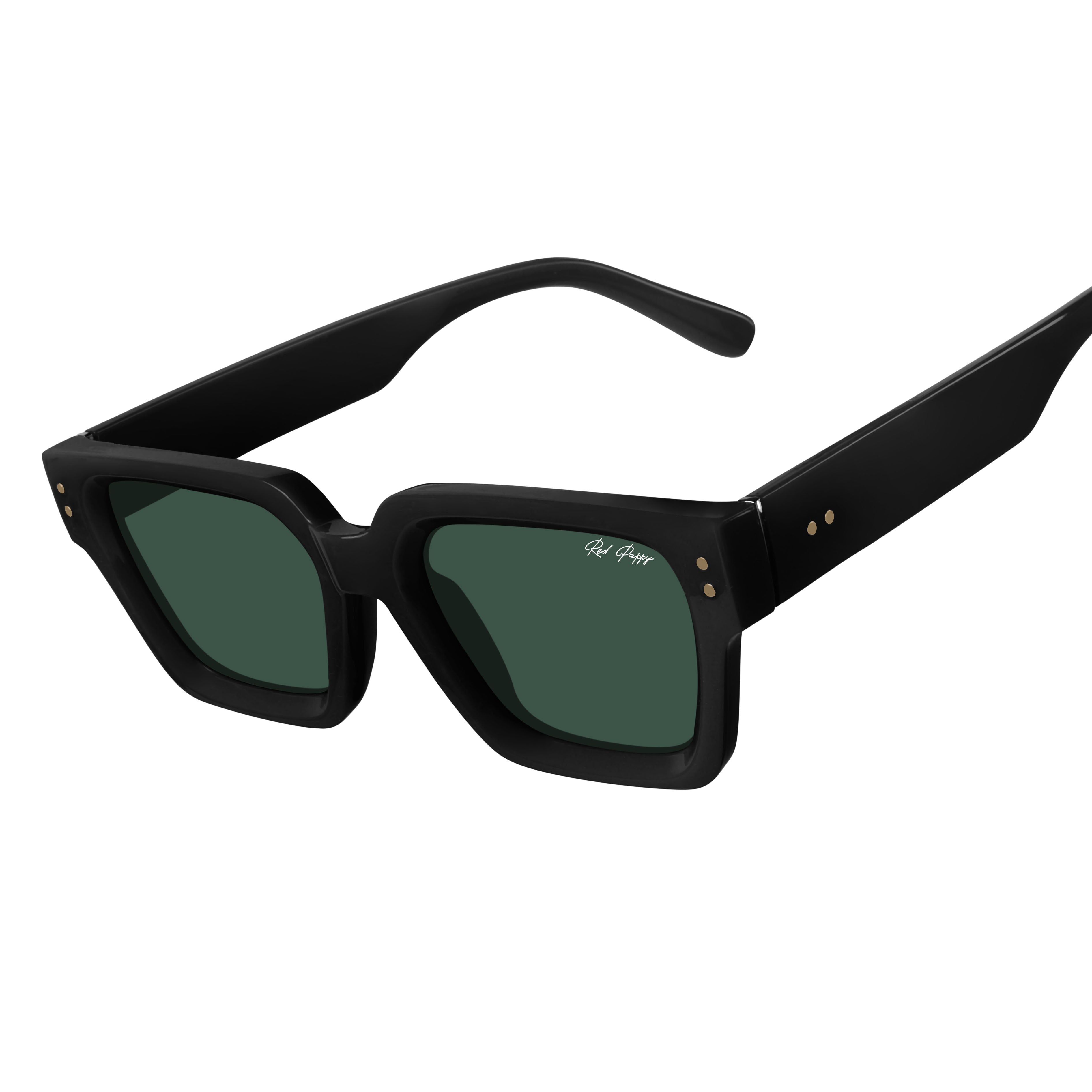 Drex Green Square Sunglasses