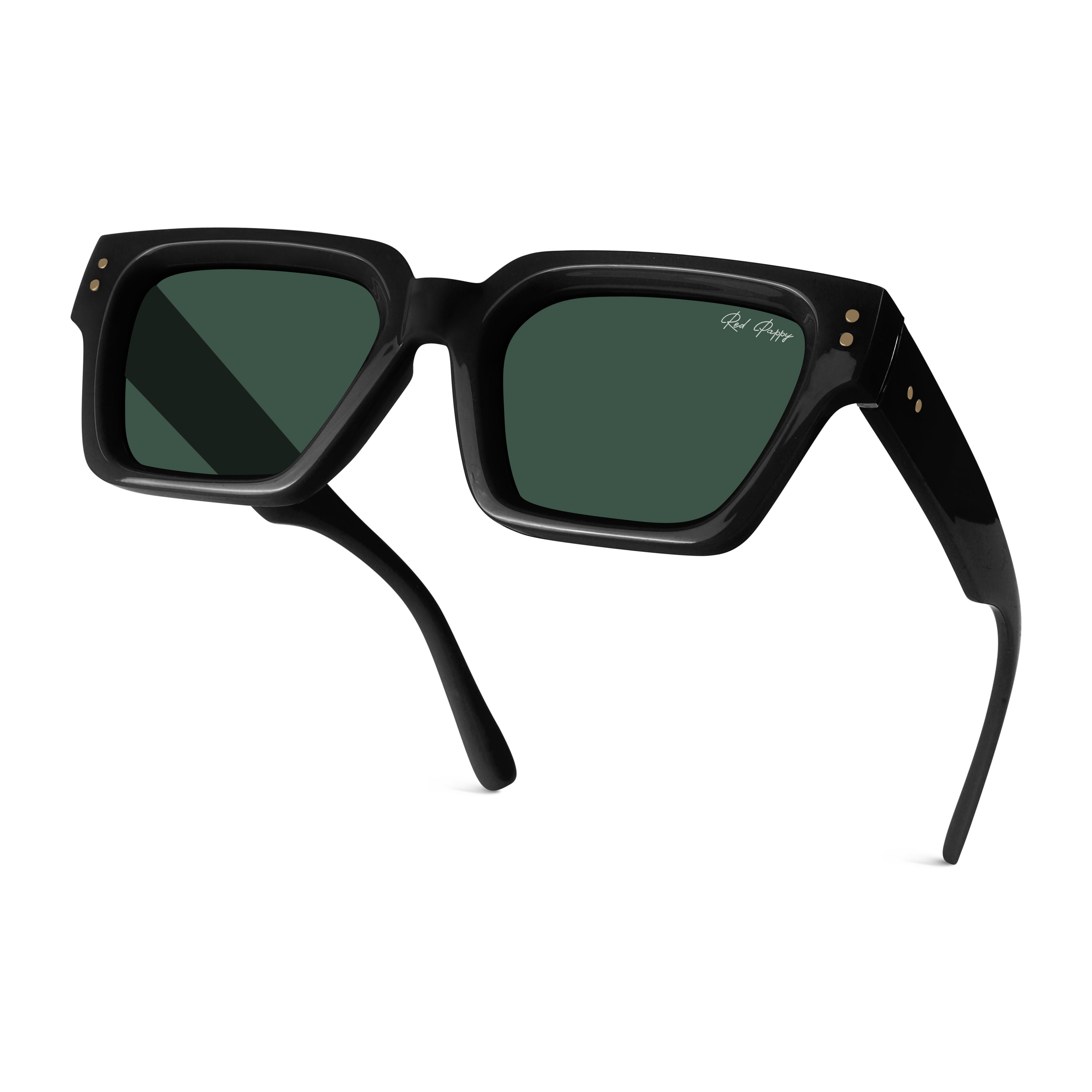 Drex Green Square Sunglasses