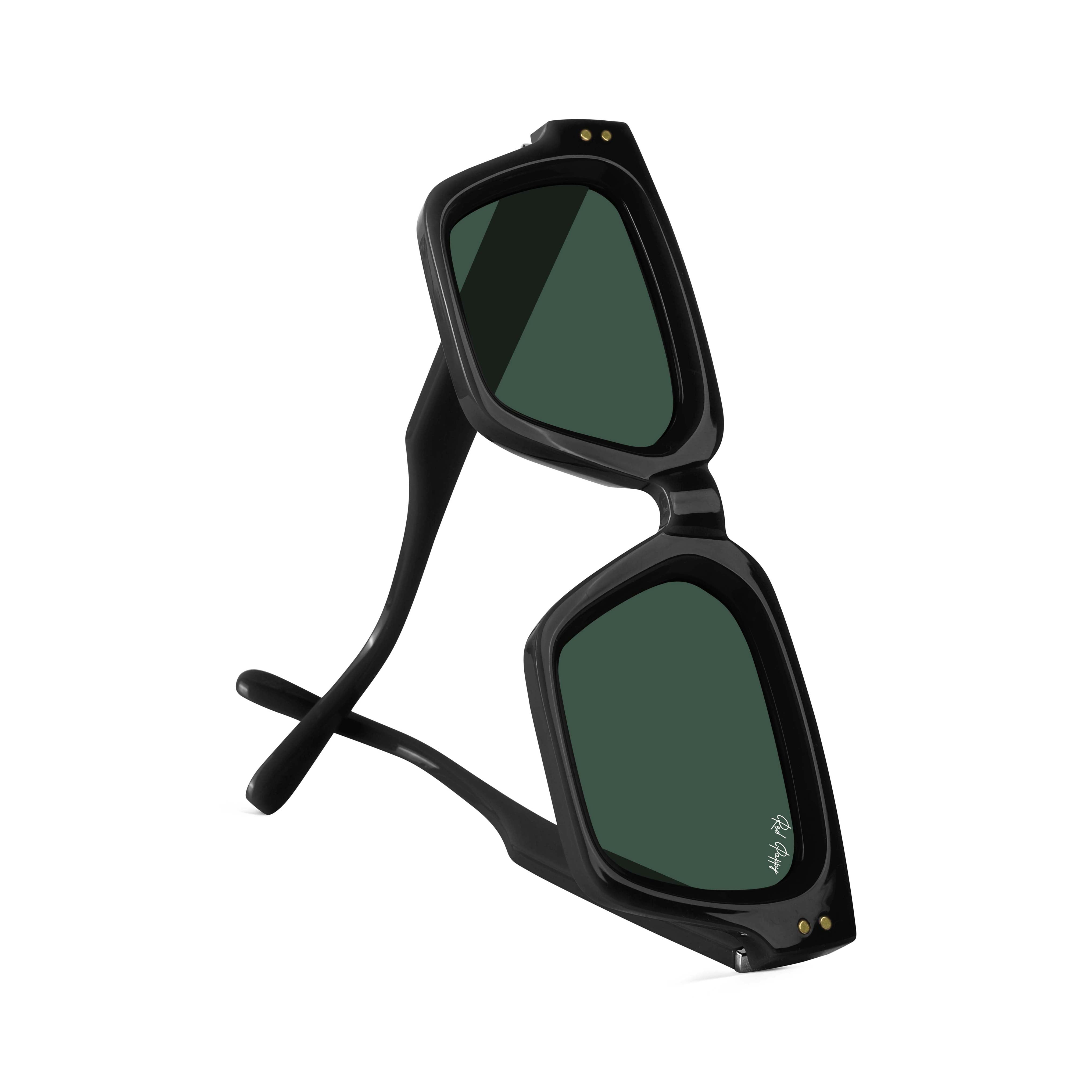 Drex Green Square Sunglasses