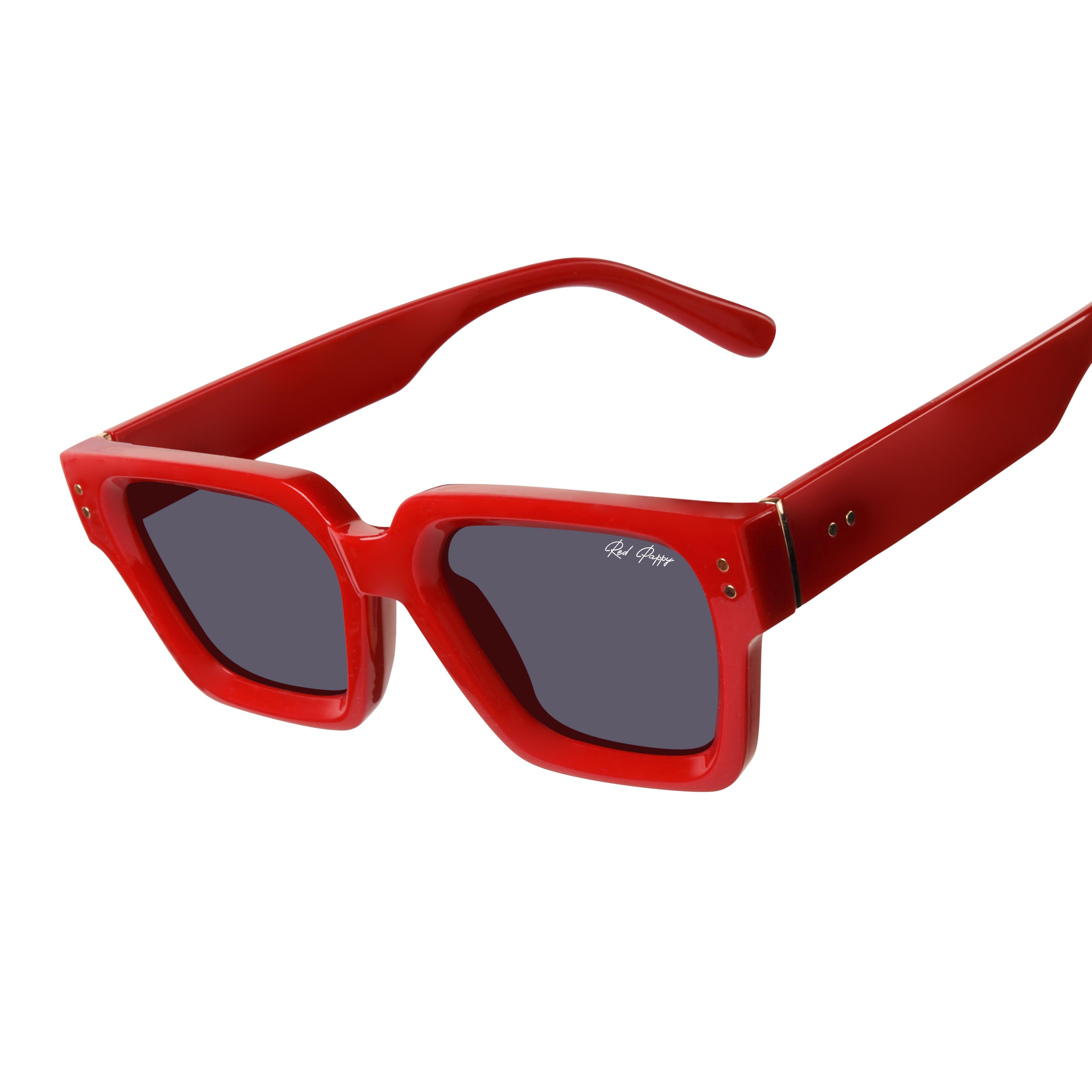 Drex Red Square Sunglasses