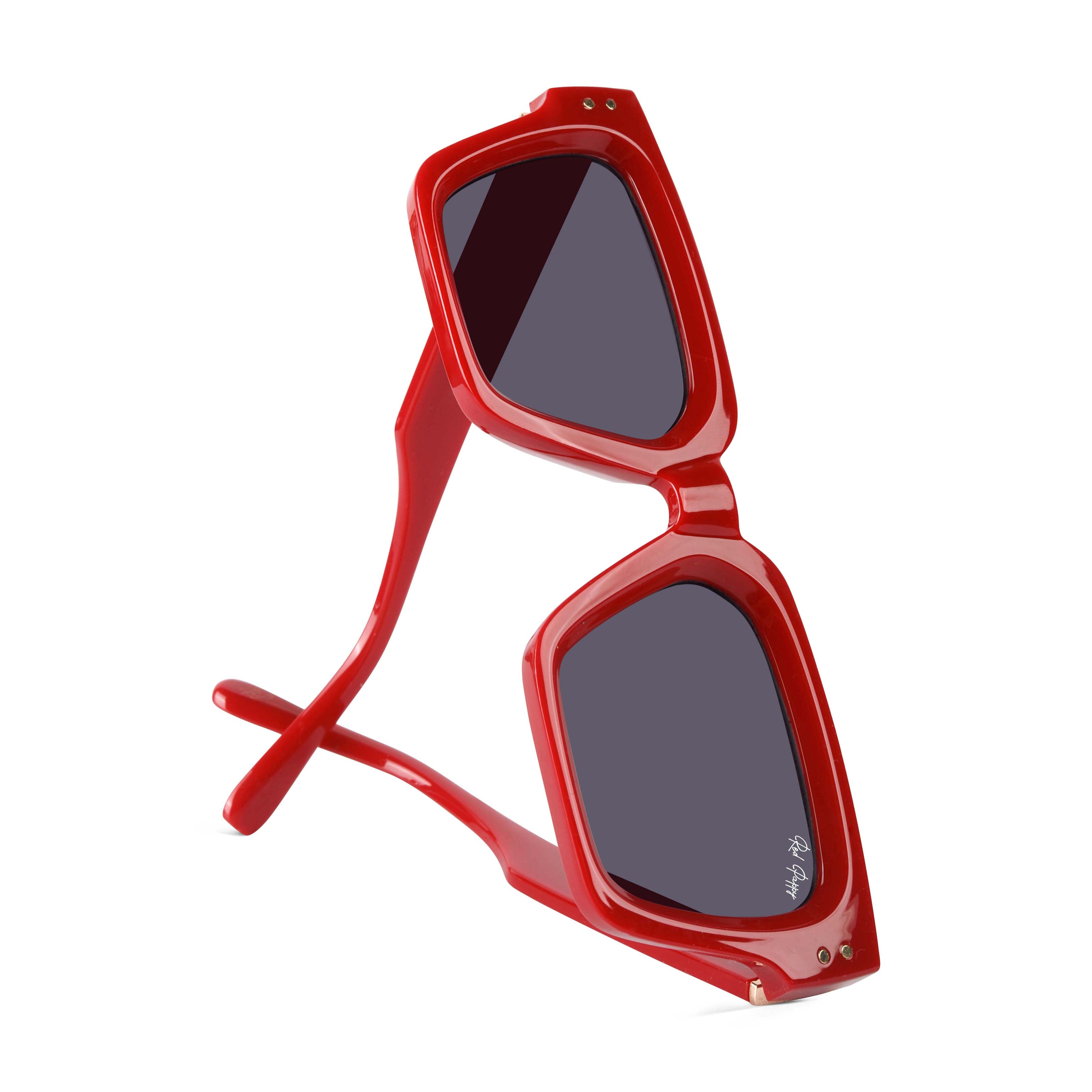 Drex Red Square Sunglasses