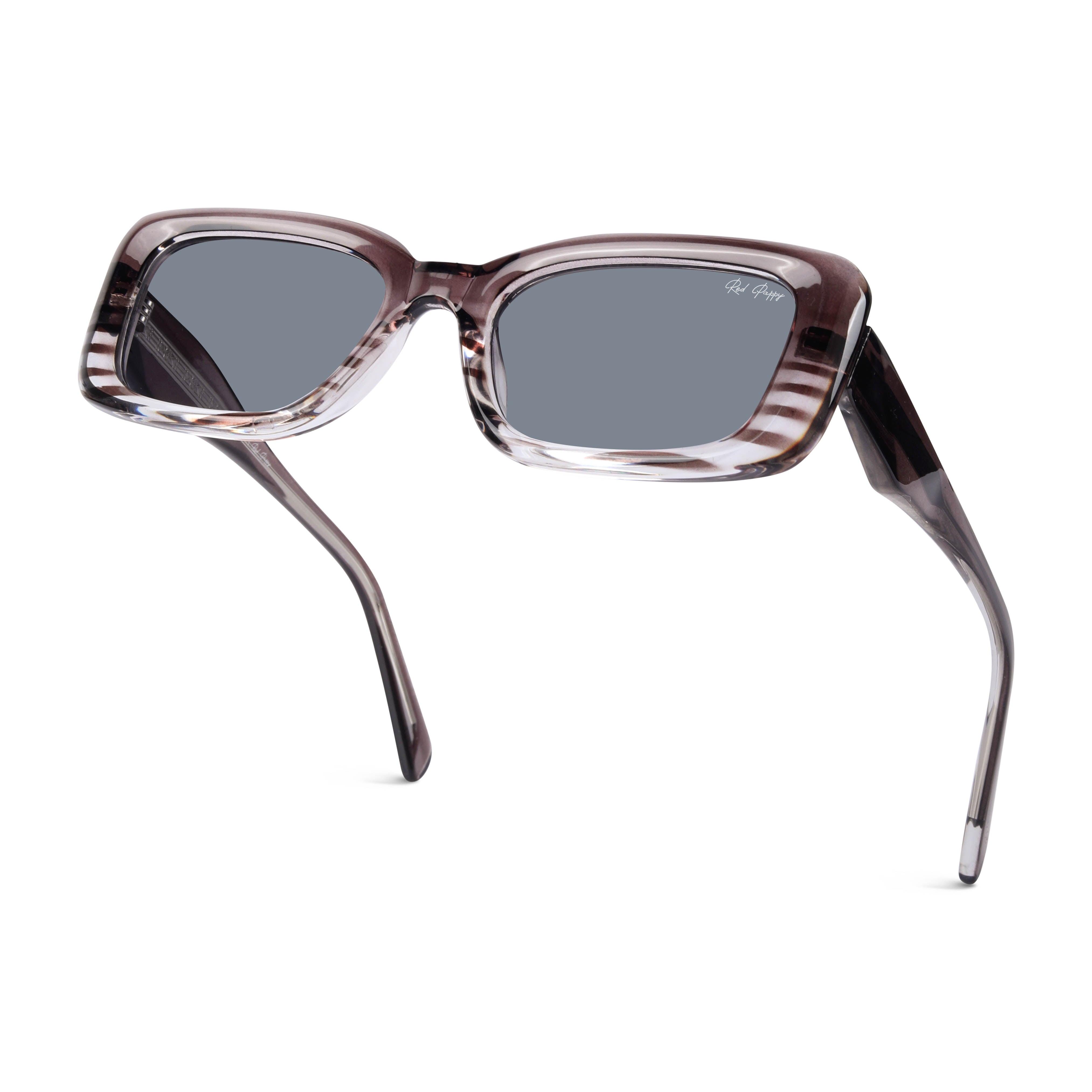 Eldrion Ash Brown Oversized Sunglasses