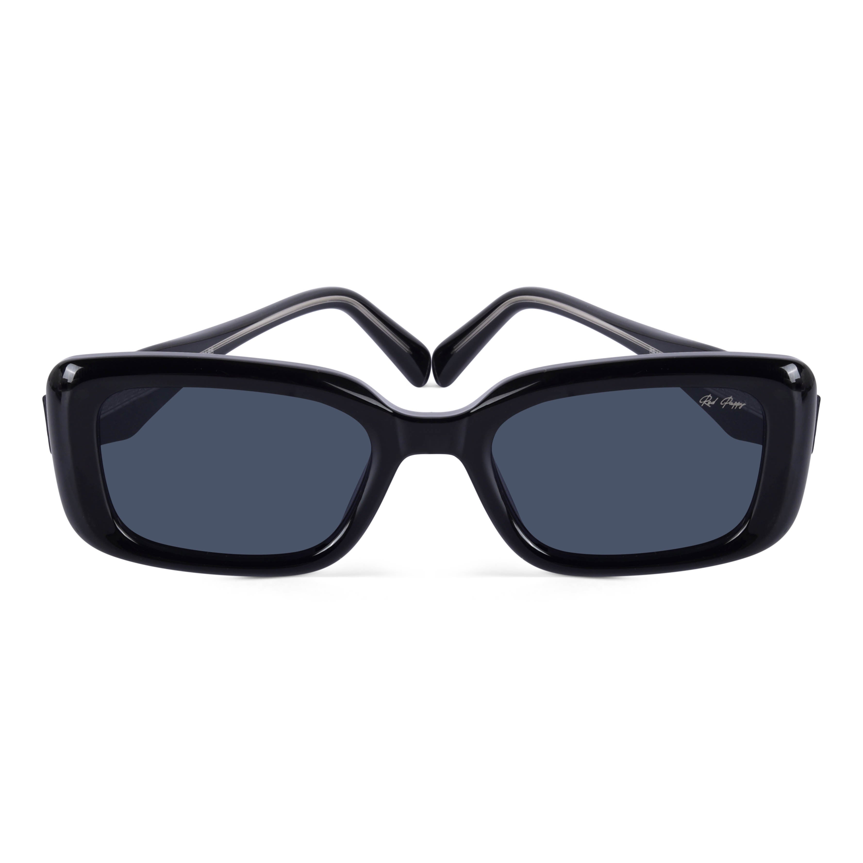 Eldrion Black Oversized Sunglasses