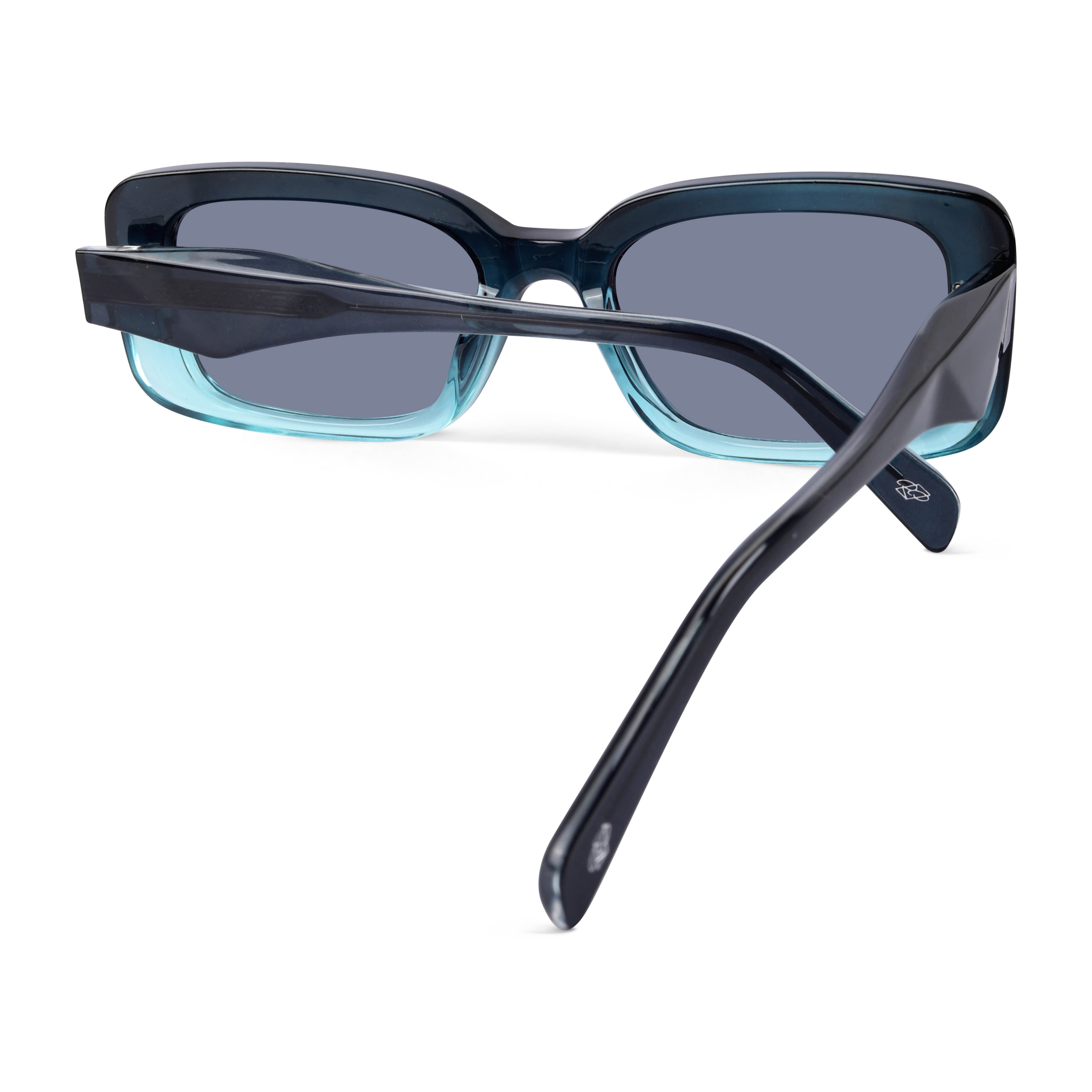 Eldrion Blue Oversized Sunglasses