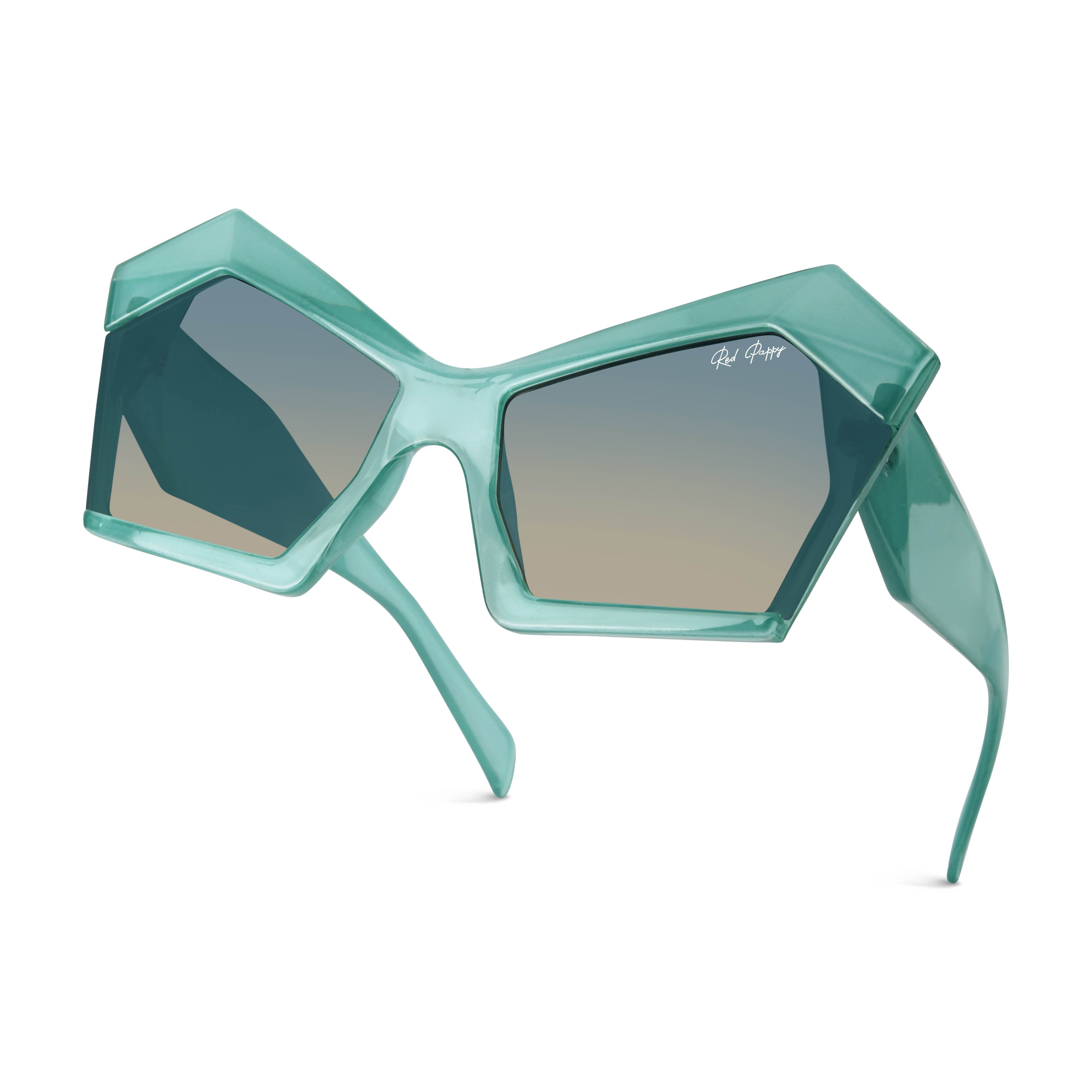 Faye Green Cateye Sunglasses