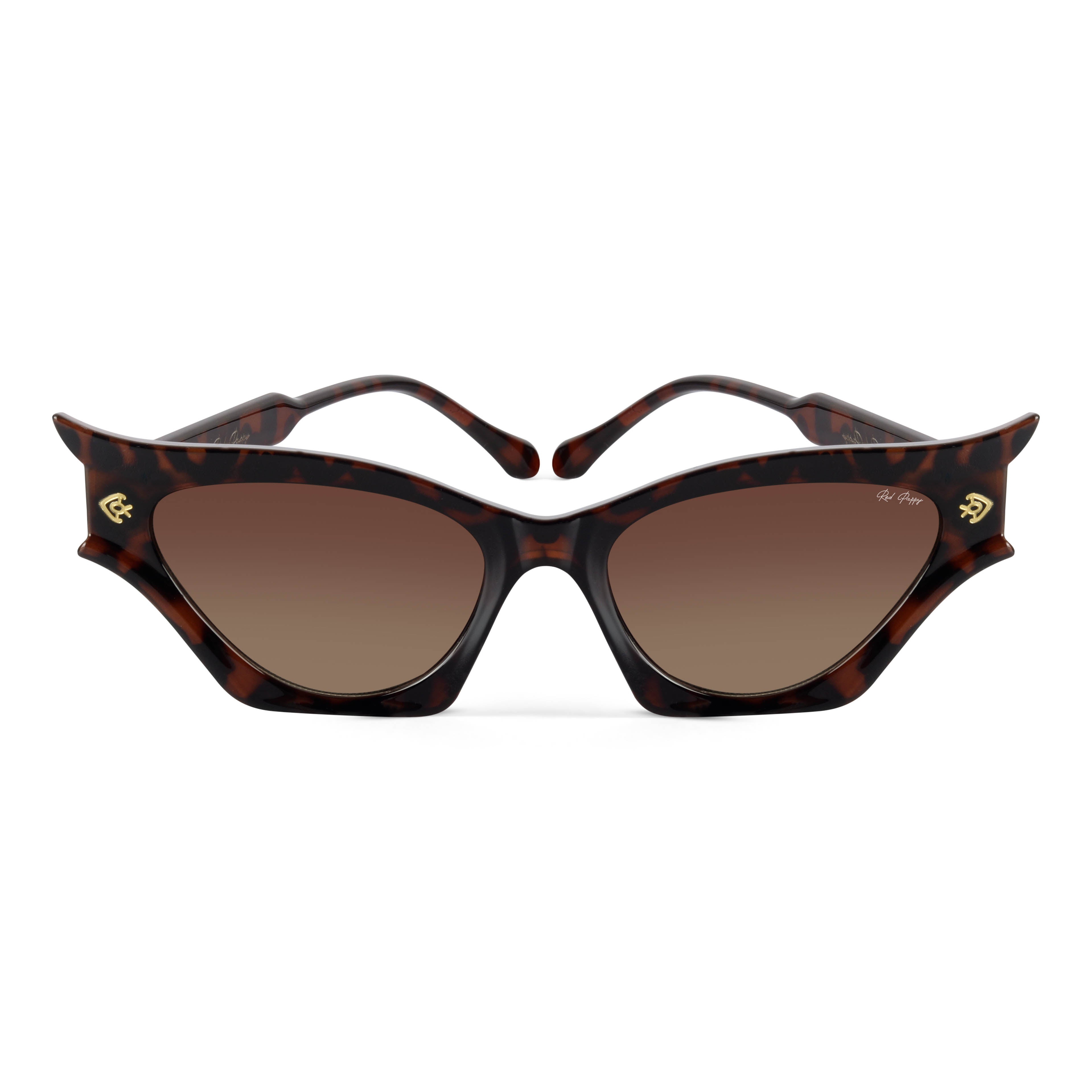 Flauxis Brown Cateye Sunglasses