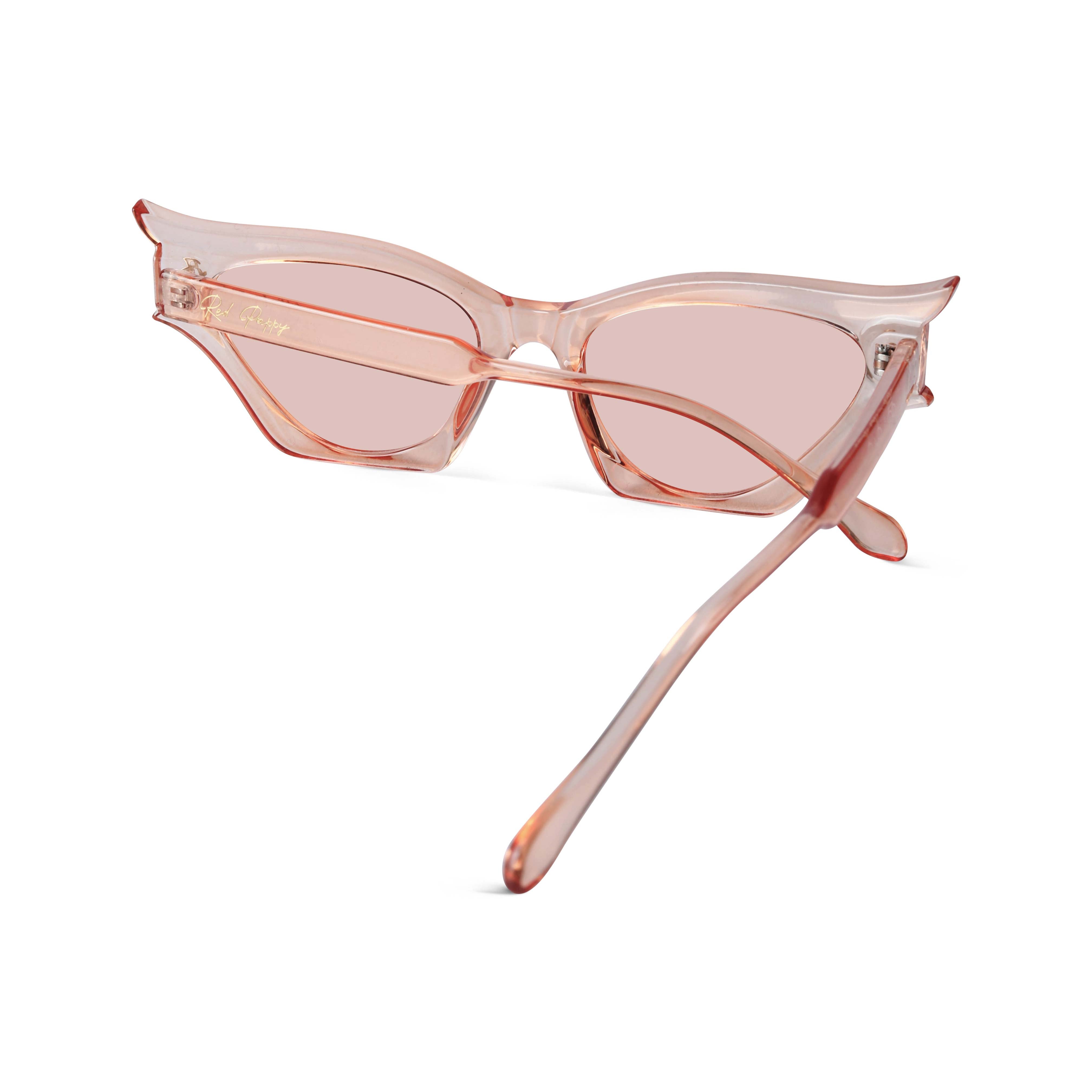 Flauxis Transparent Cateye Sunglasses