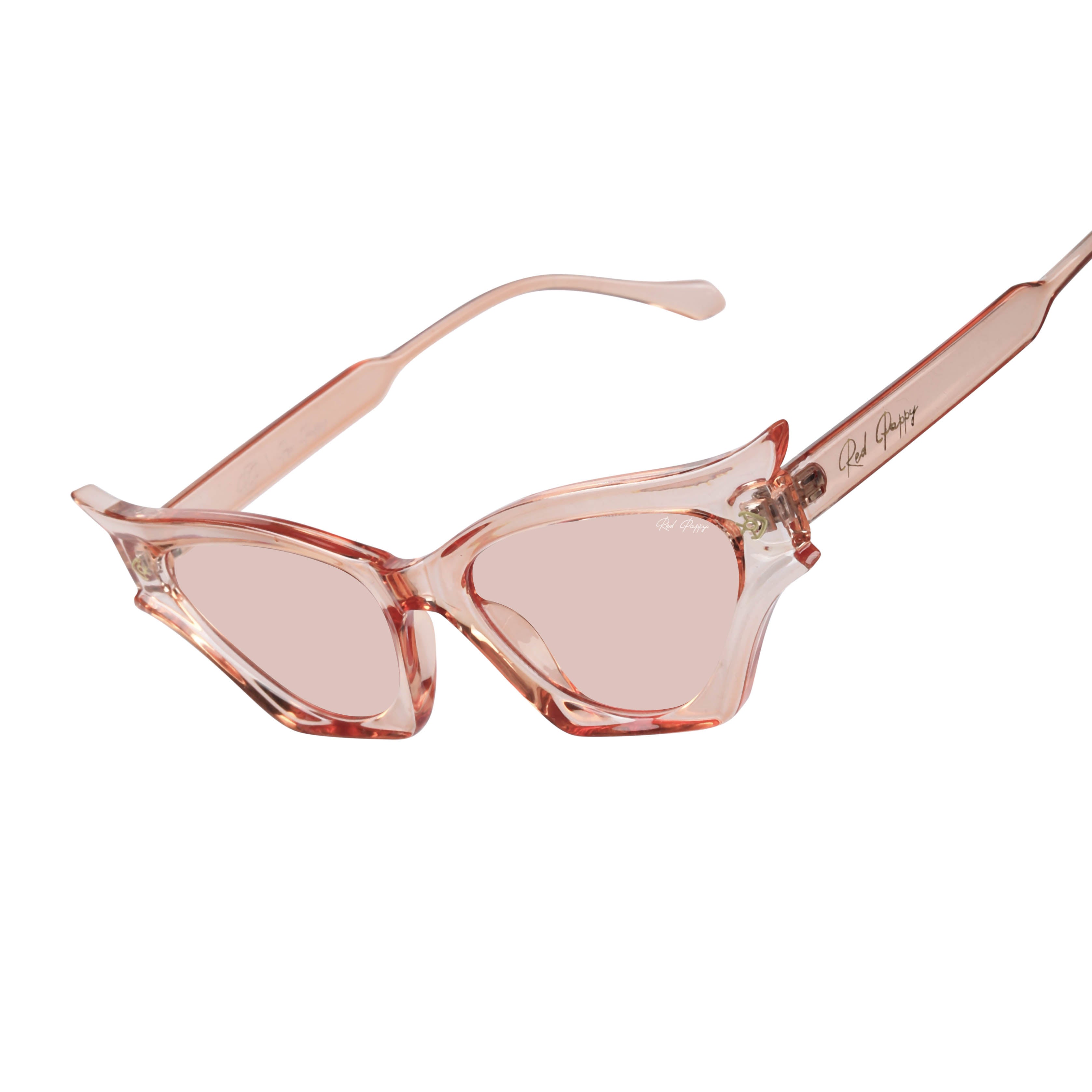 Flauxis Transparent Cateye Sunglasses