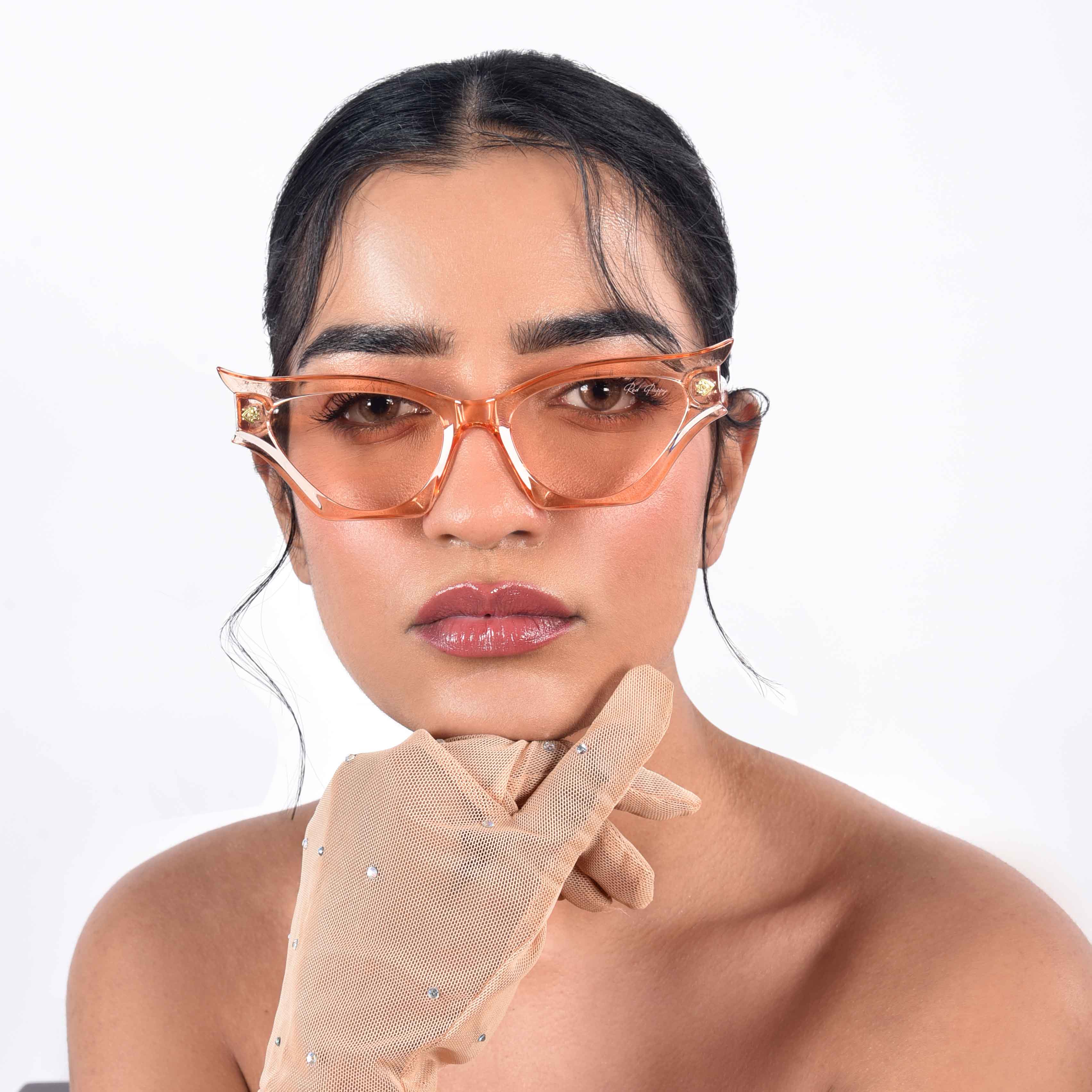 Flauxis Transparent Cateye Sunglasses