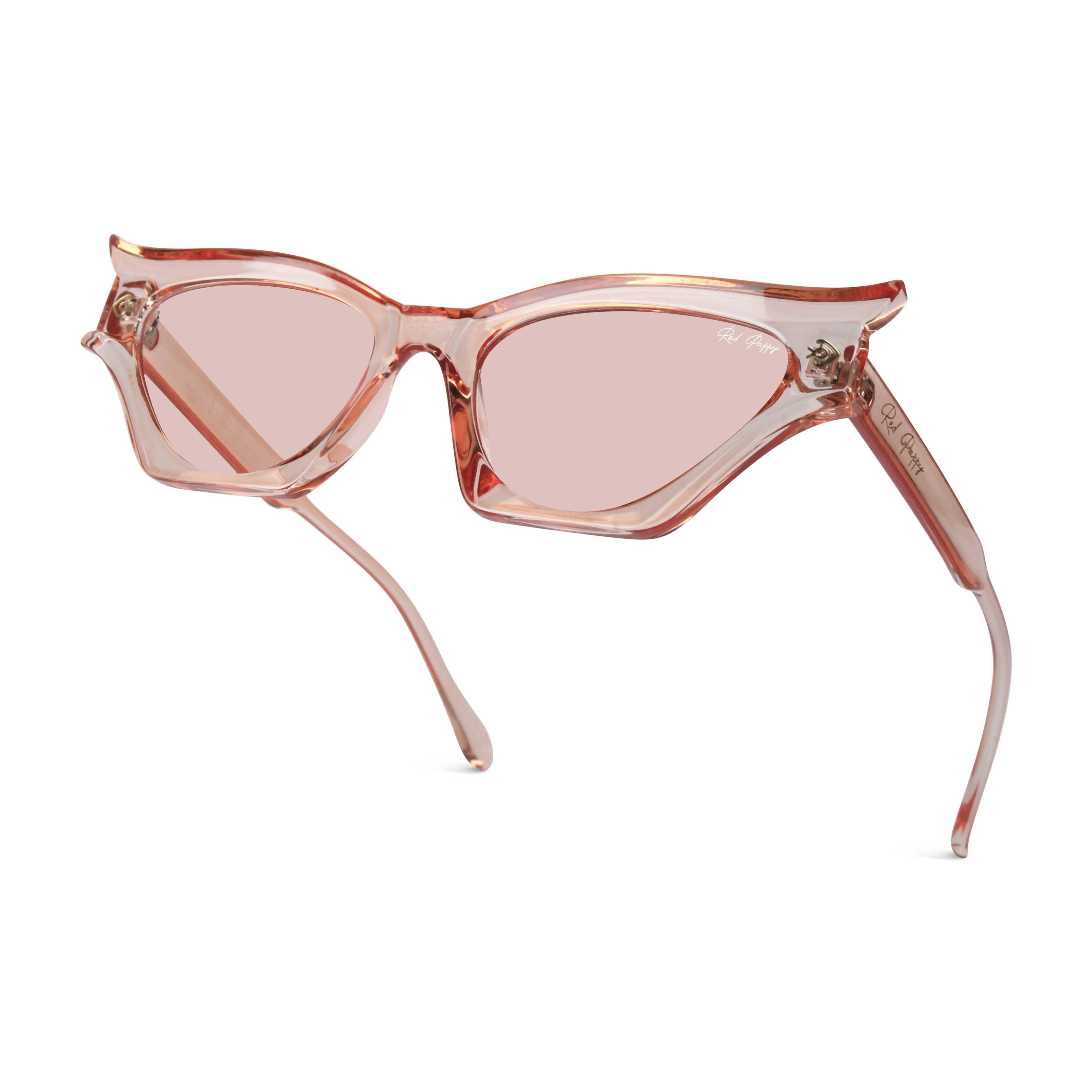 Flauxis Transparent Cateye Sunglasses