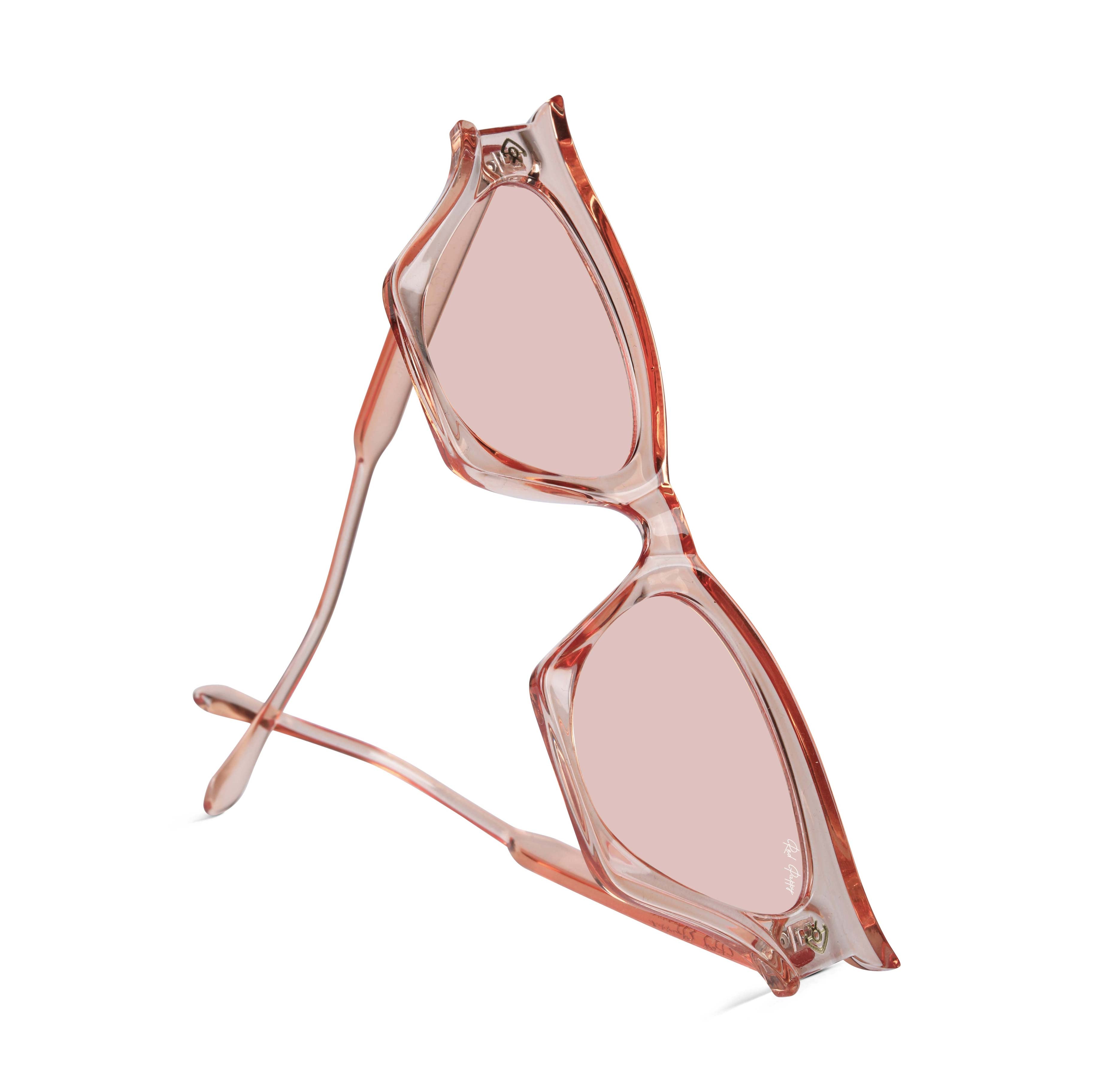 Flauxis Transparent Cateye Sunglasses