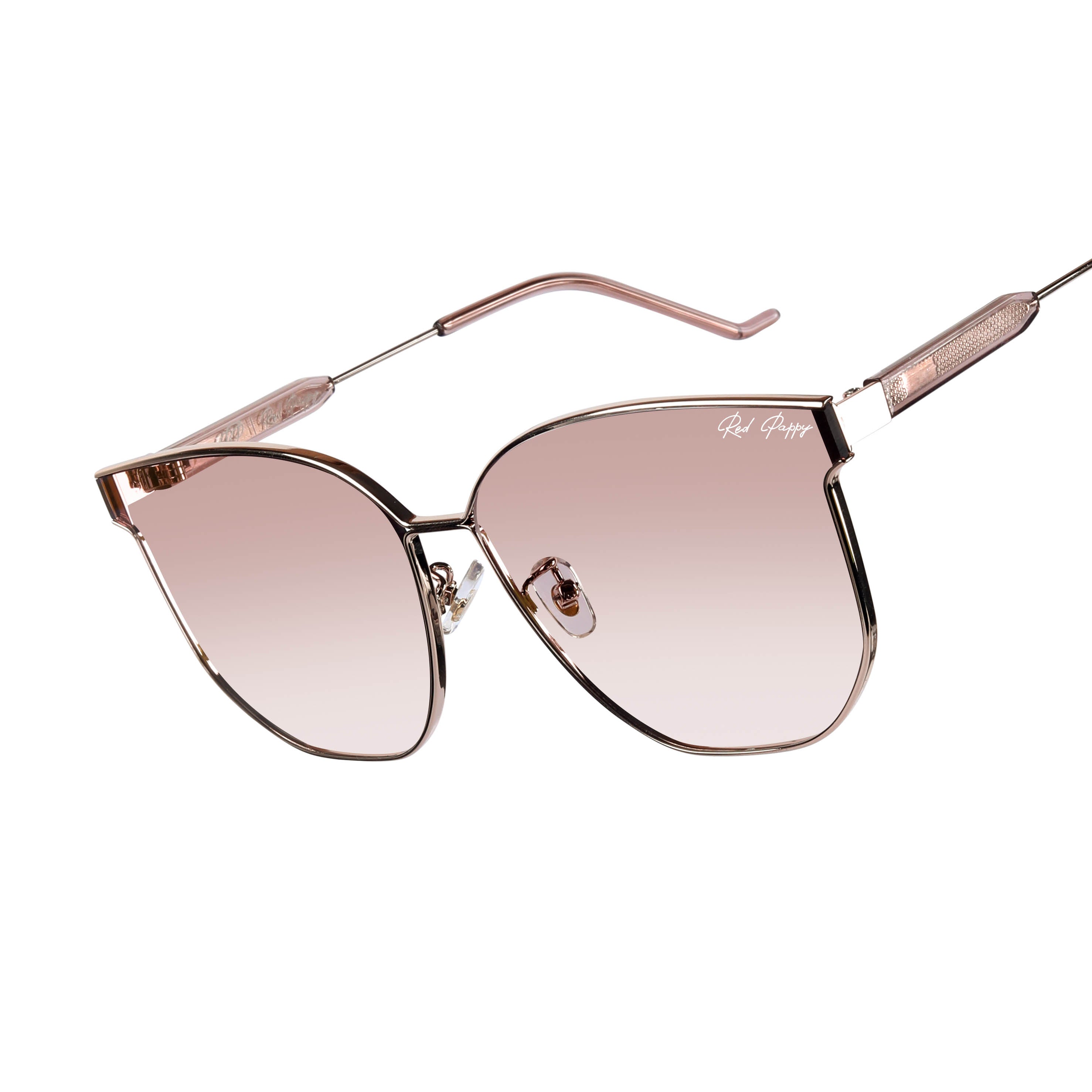 Galadorn Rose Gold Oversized Sunglasses