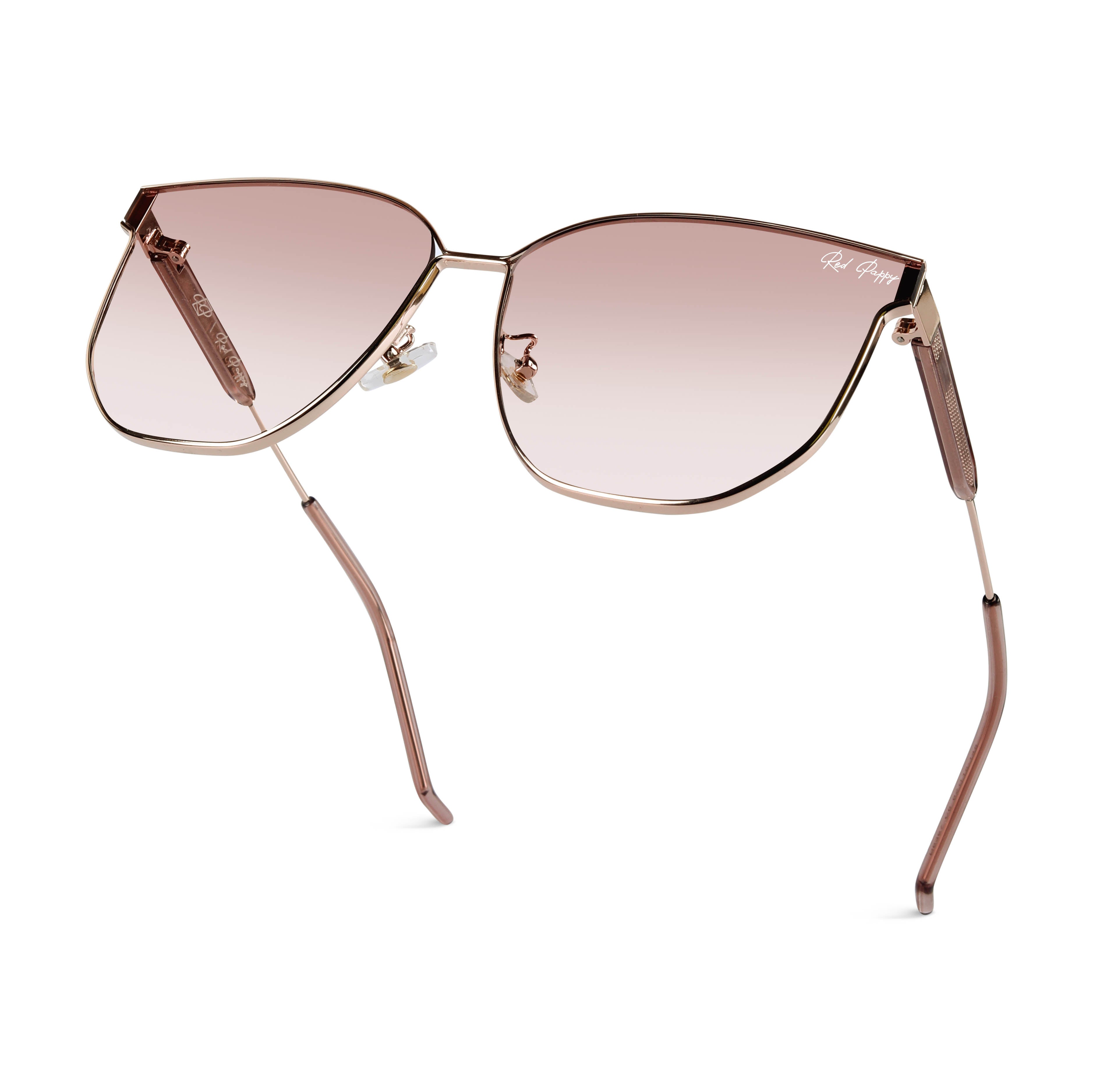 Galadorn Rose Gold Oversized Sunglasses