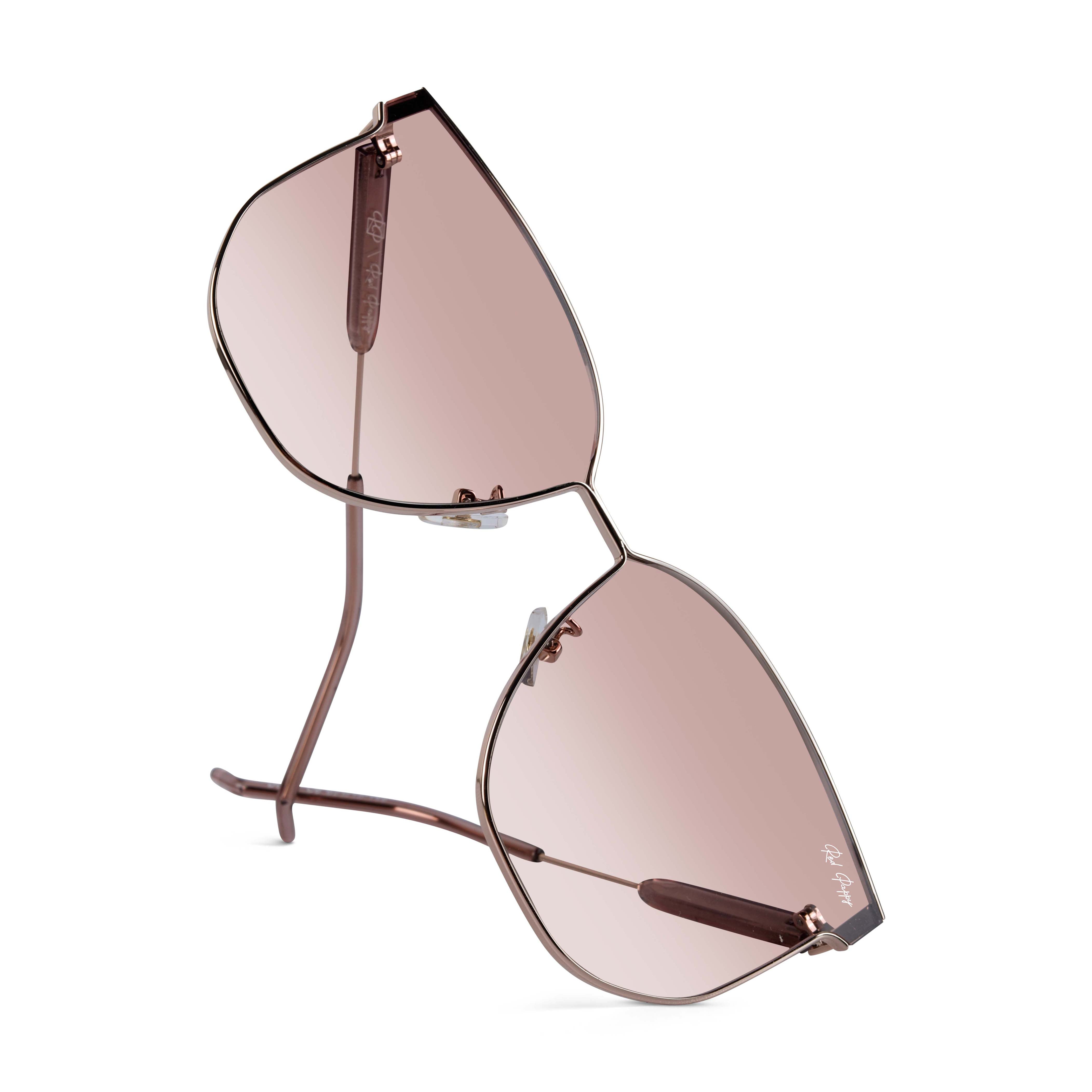 Galadorn Rose Gold Oversized Sunglasses