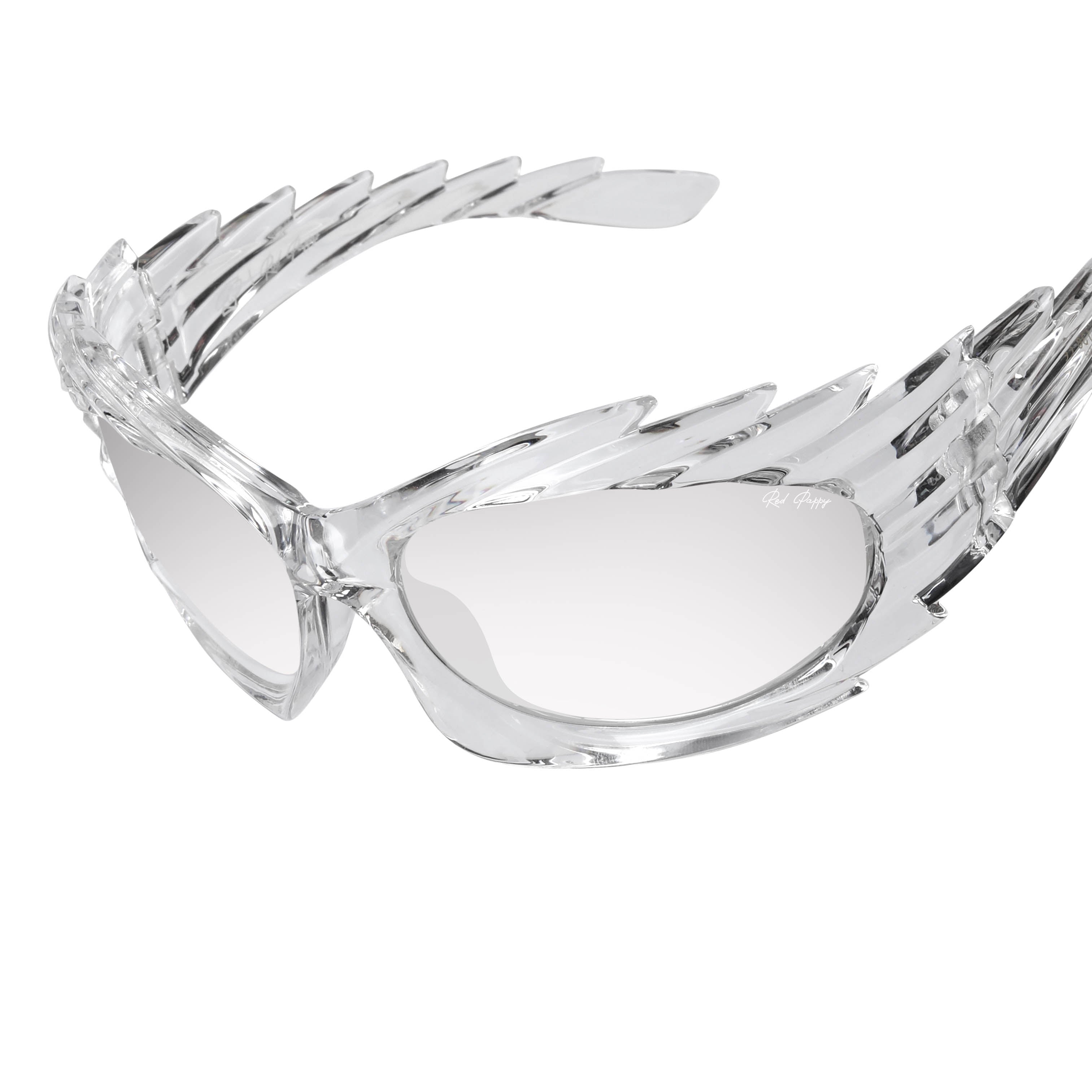 Glisune Transparent Rectangle Sunglasses