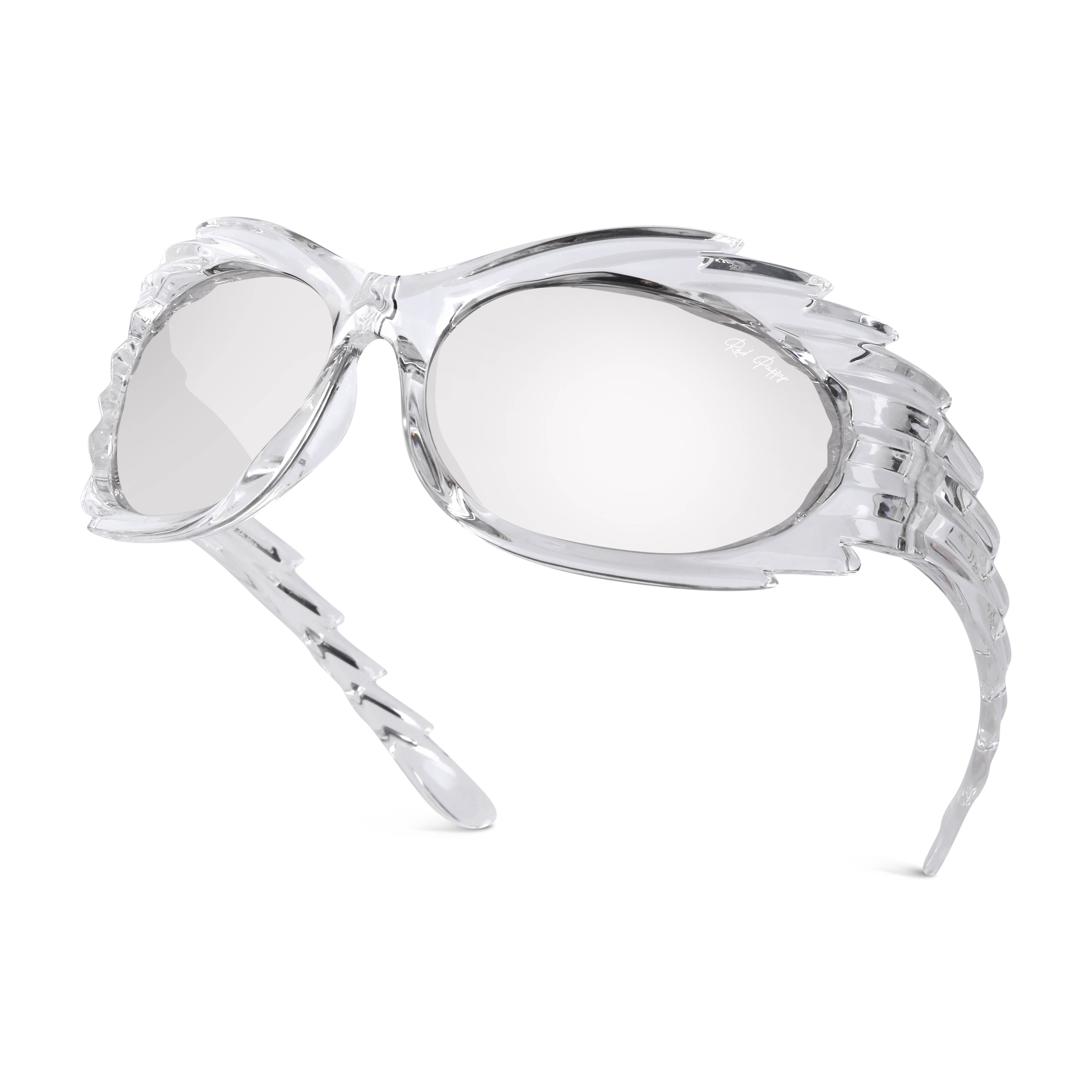 Glisune Transparent Rectangle Sunglasses