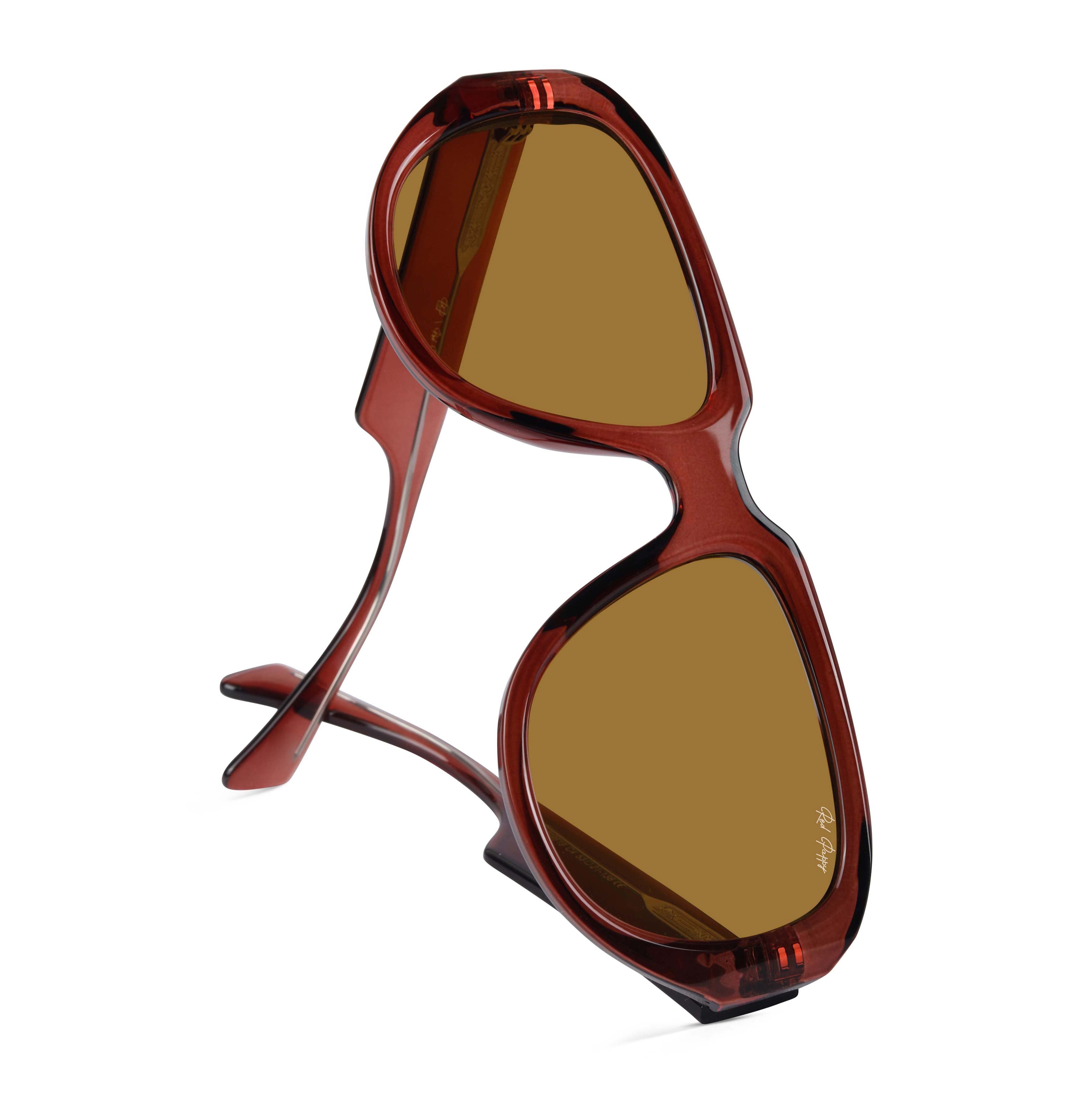 Lumivista Brown Oversized Sunglasses