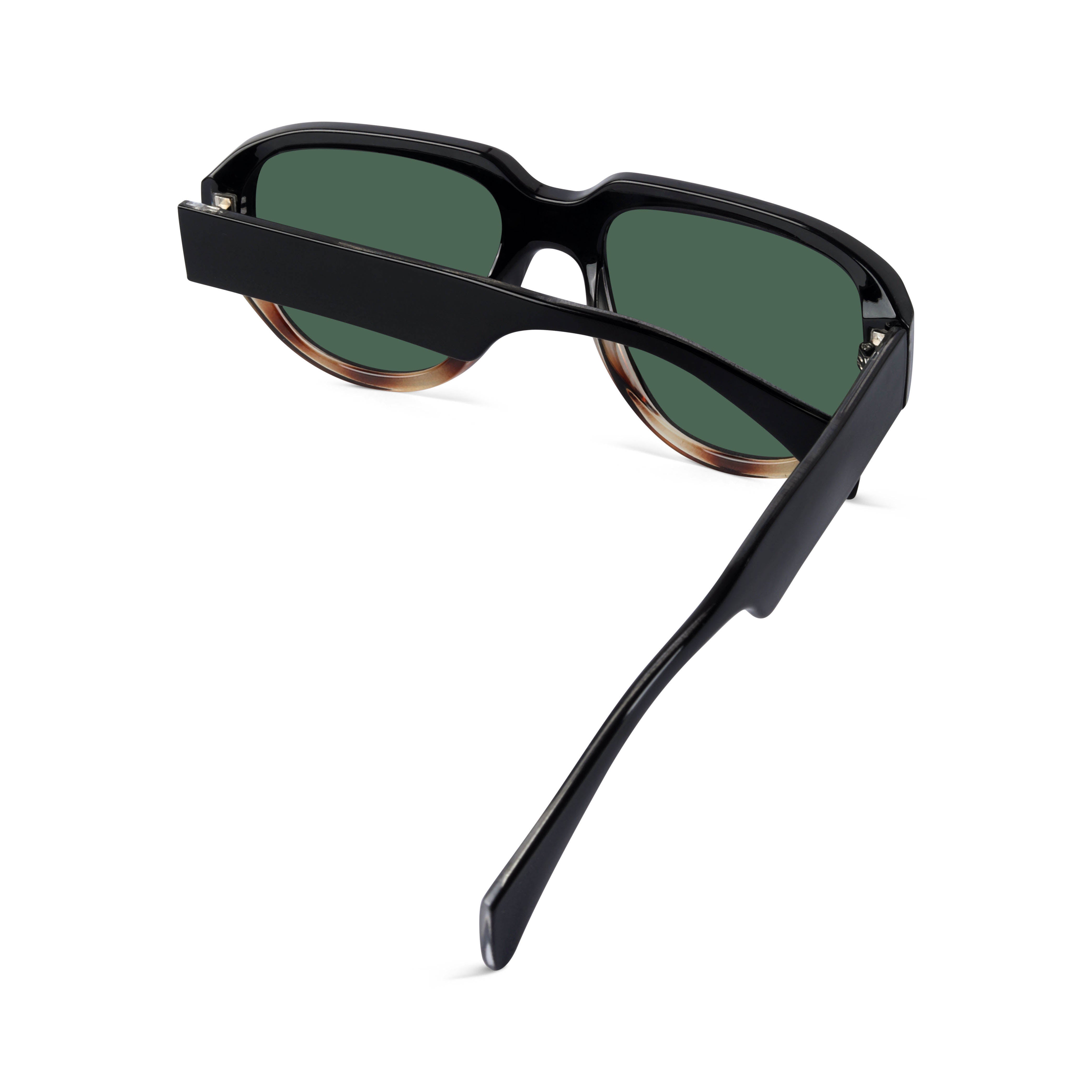 Lumivista Green Oversized Sunglasses