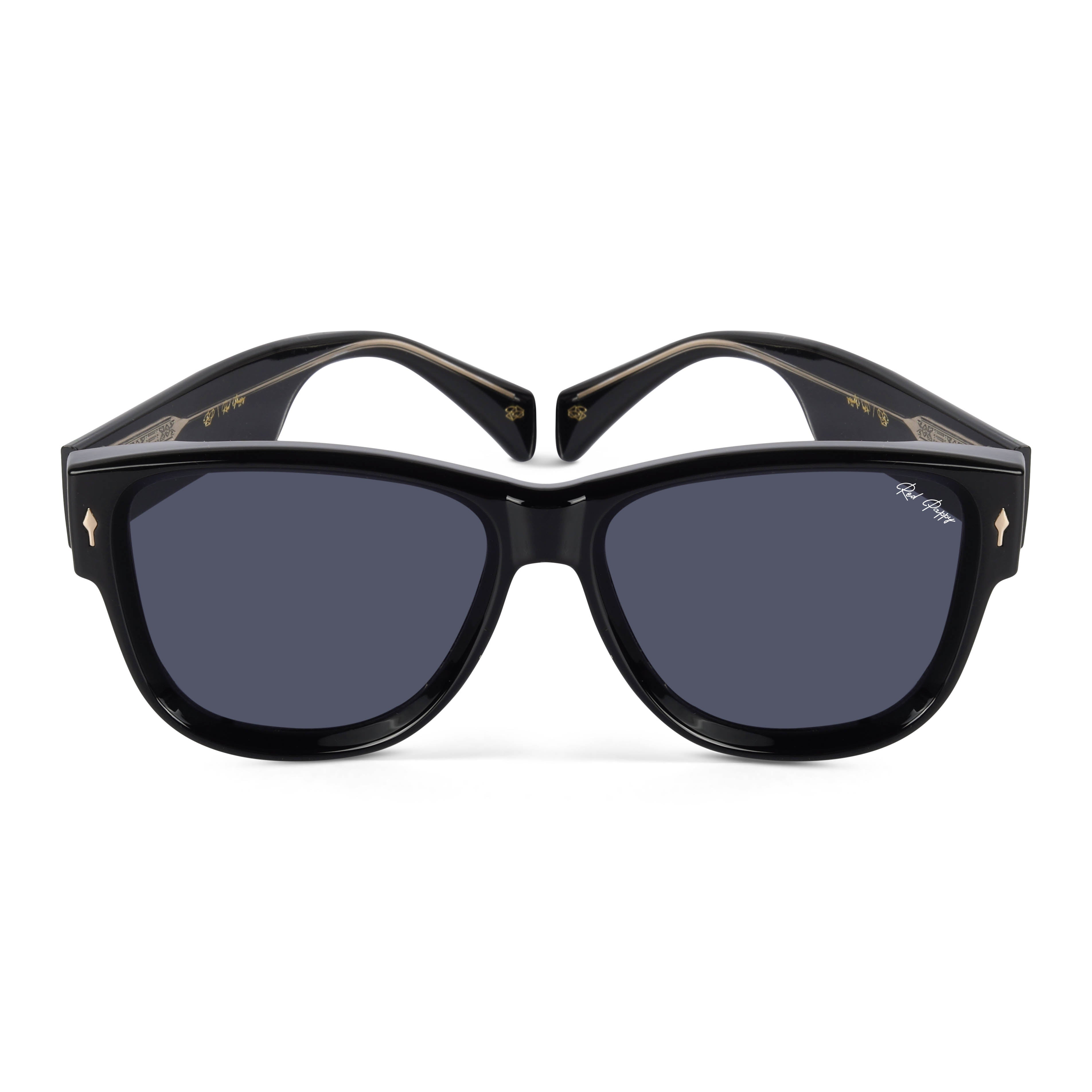 Majesty Black Wayfarer Sunglasses