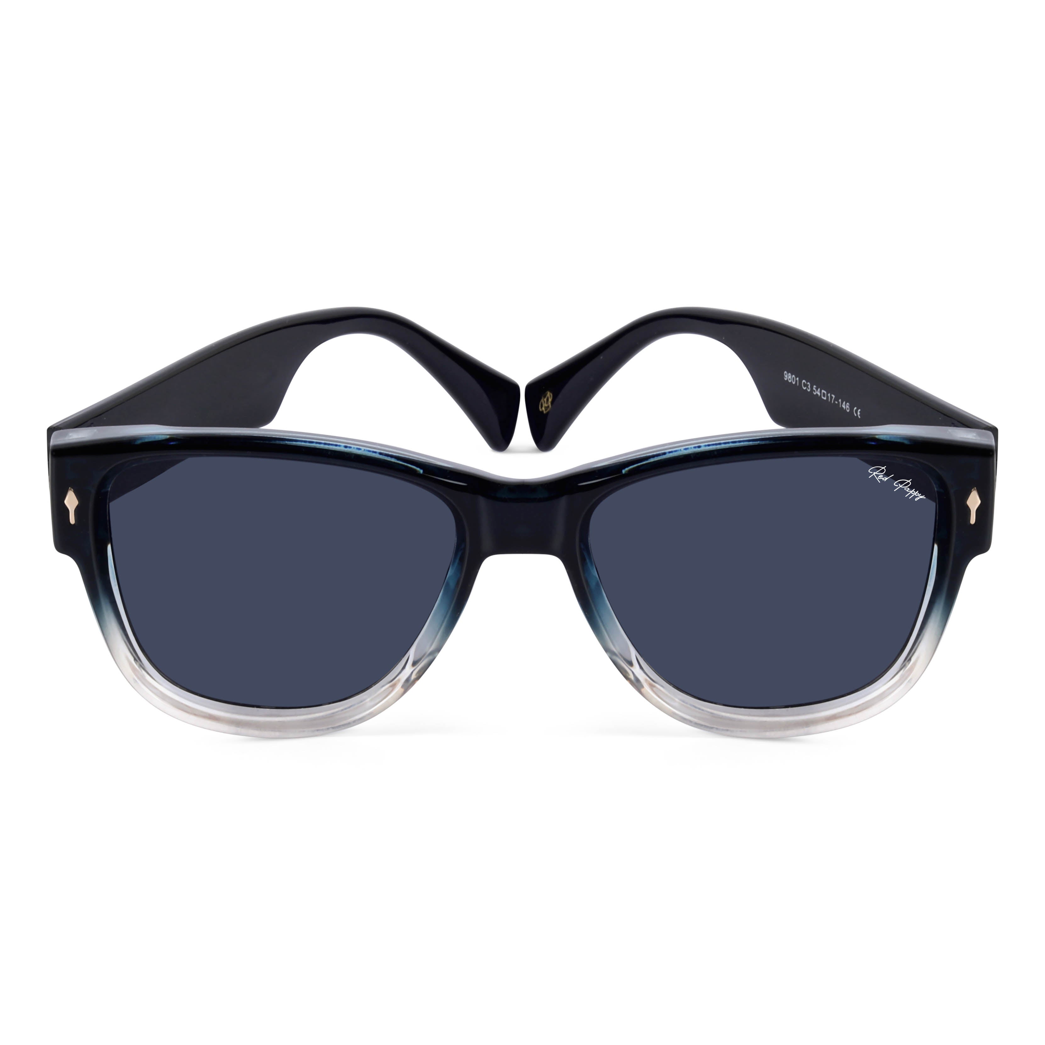 Majesty Blue Wayfarer Sunglasses