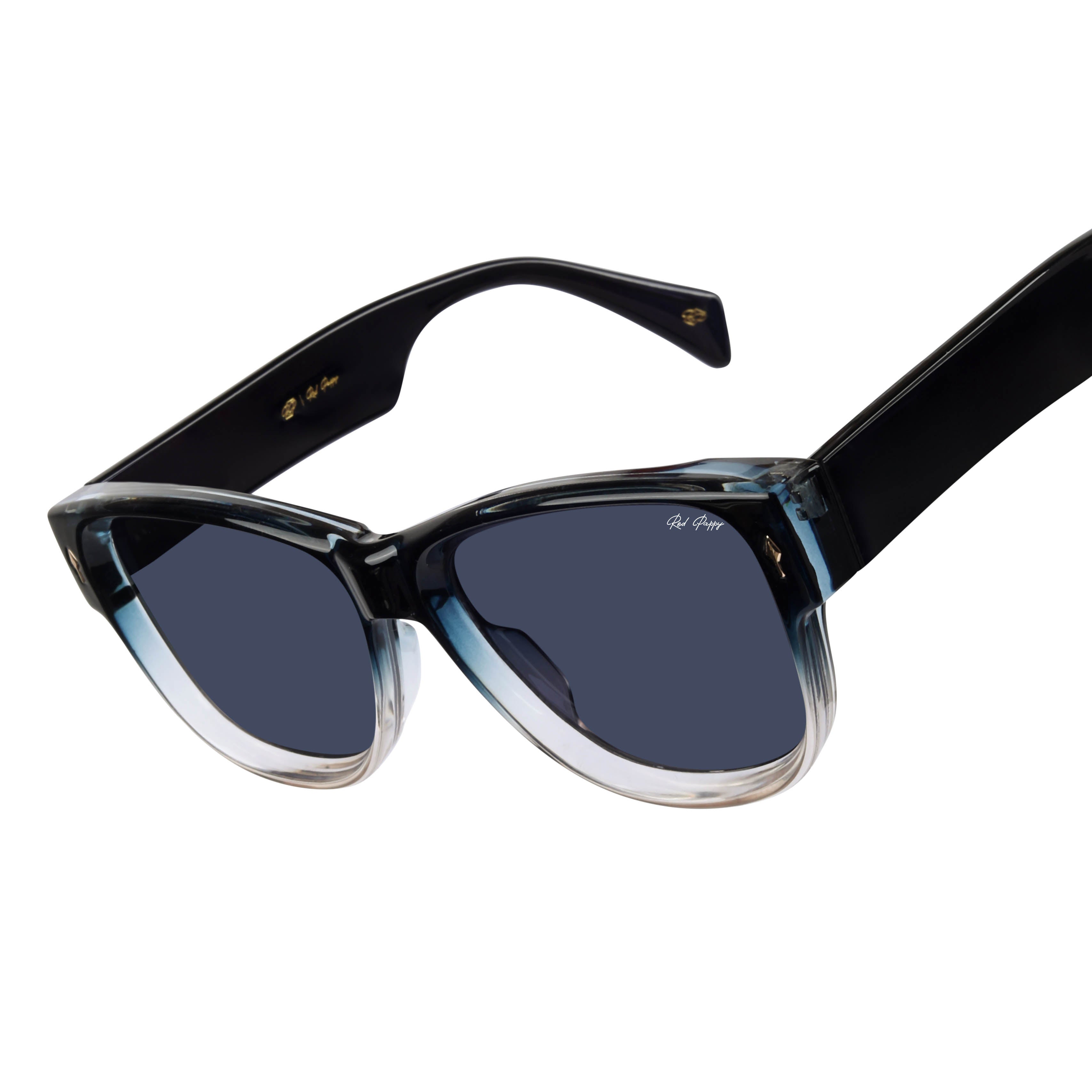 Majesty Blue Wayfarer Sunglasses