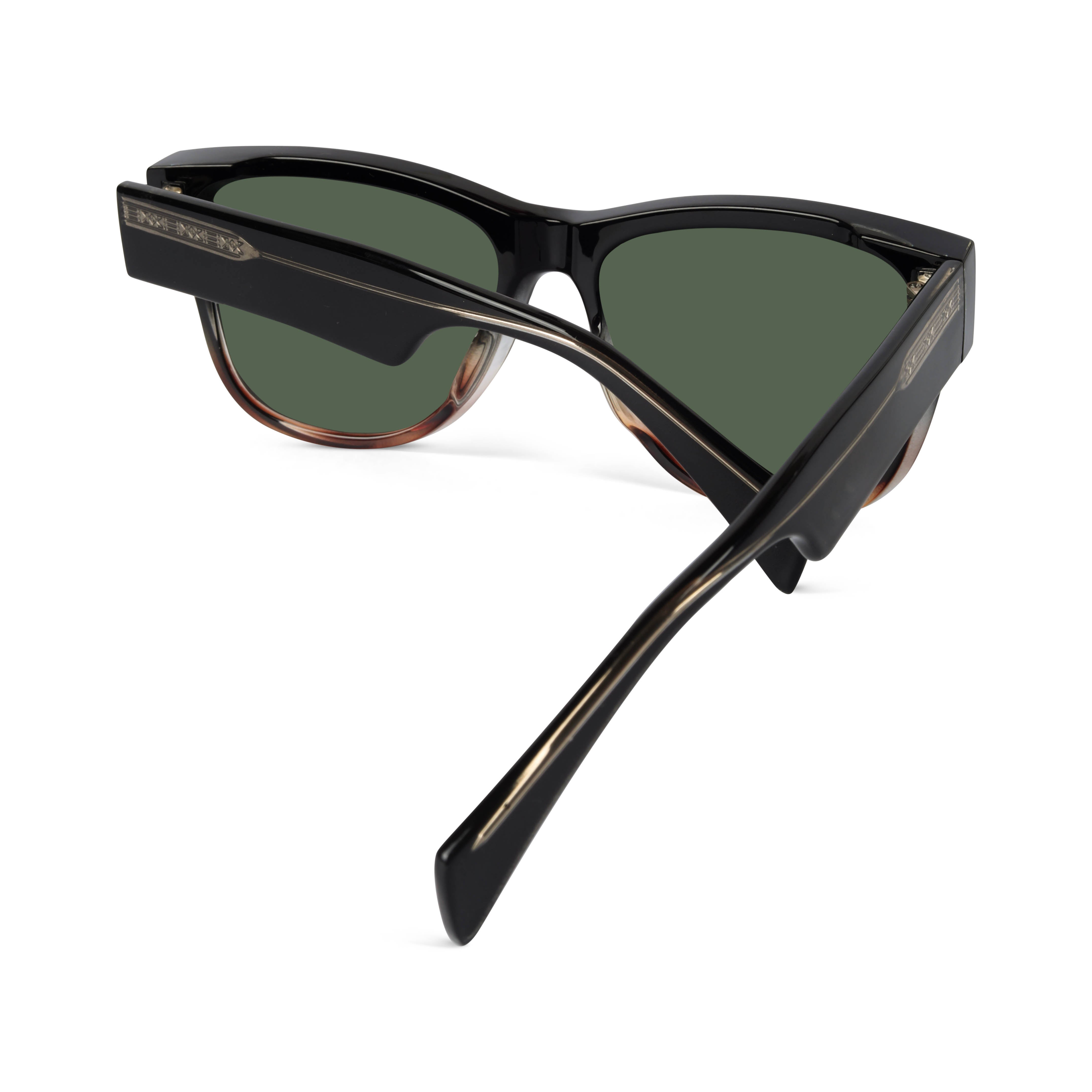 Majesty Green Wayfarer Sunglasses