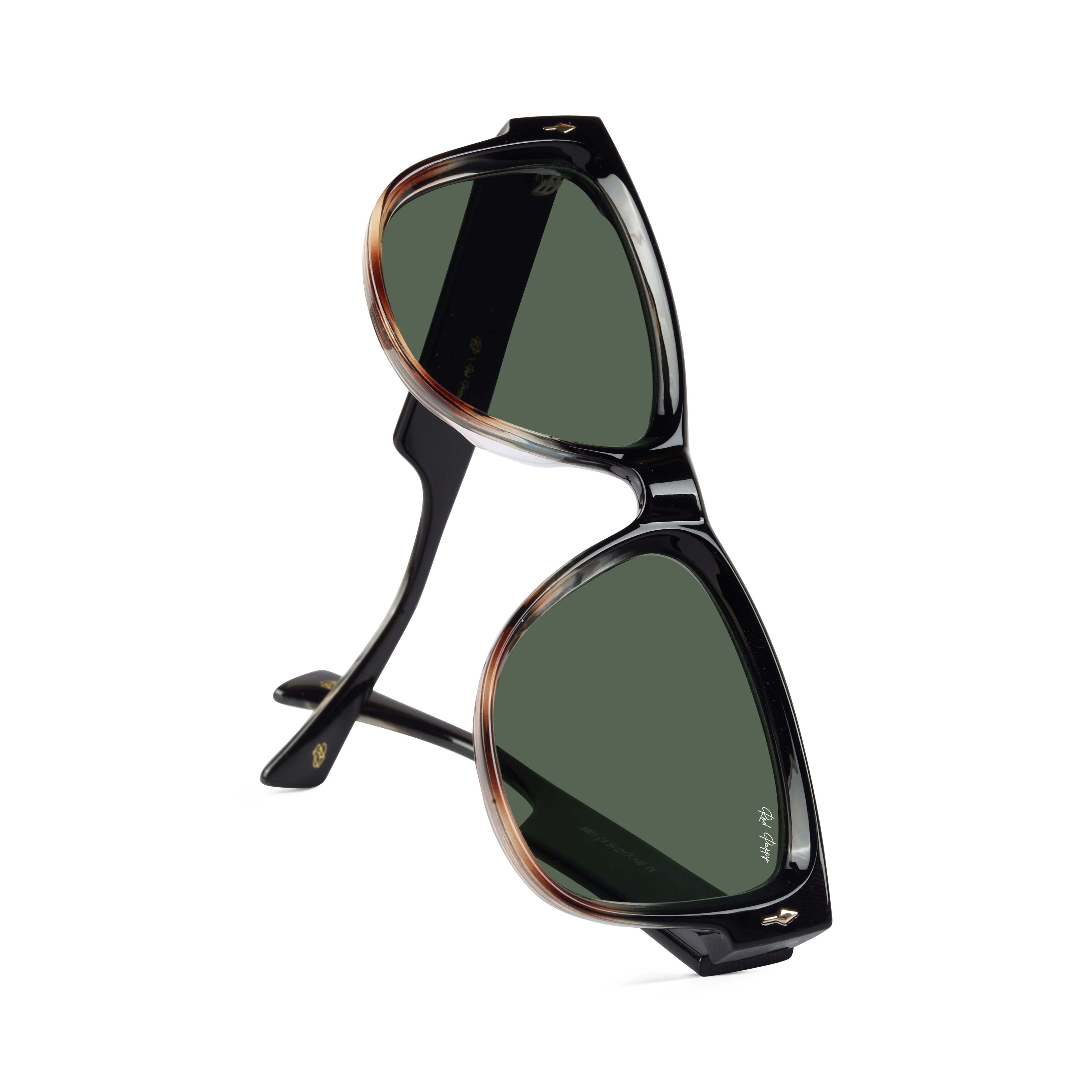 Majesty Green Wayfarer Sunglasses