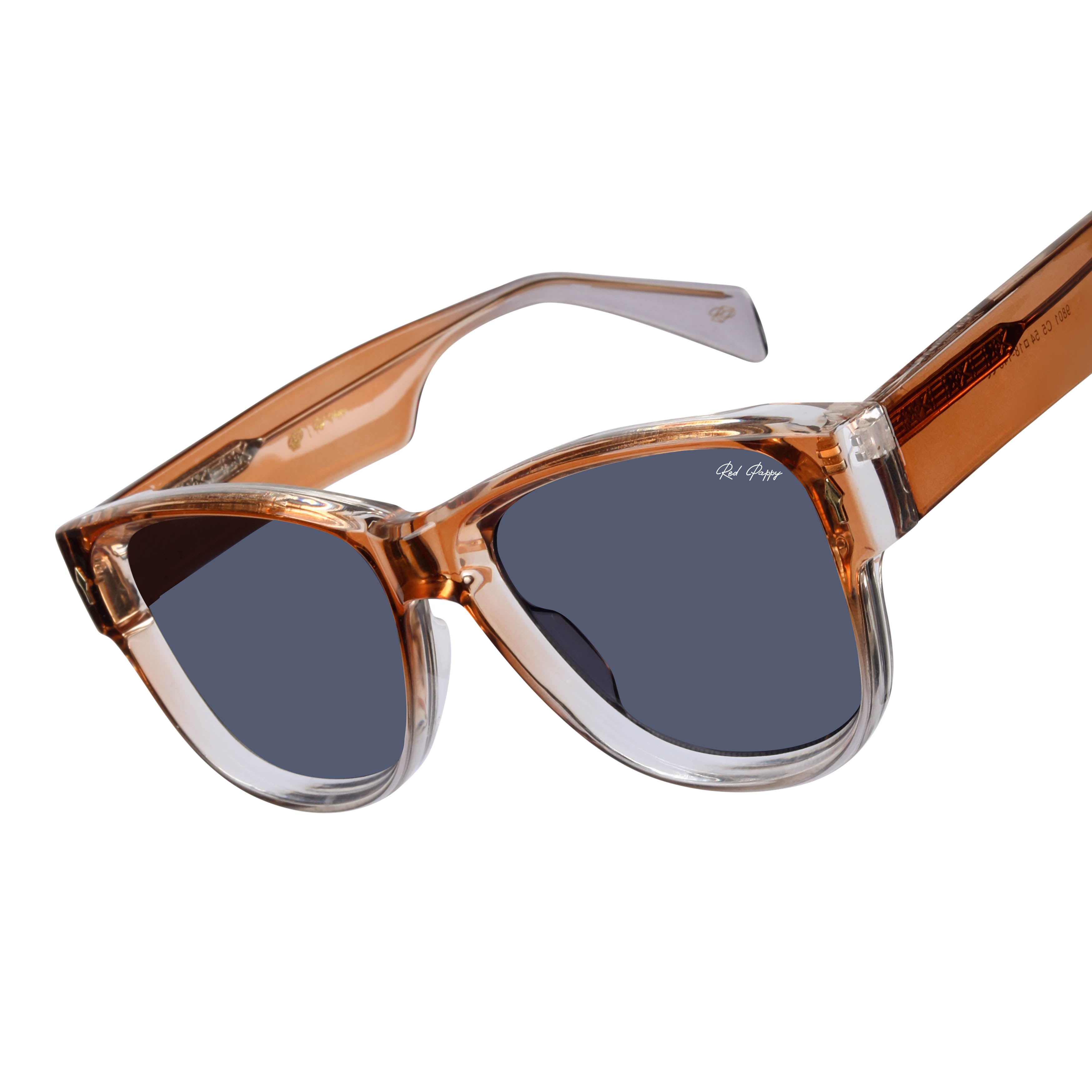 Majesty Orange Wayfarer Sunglasses