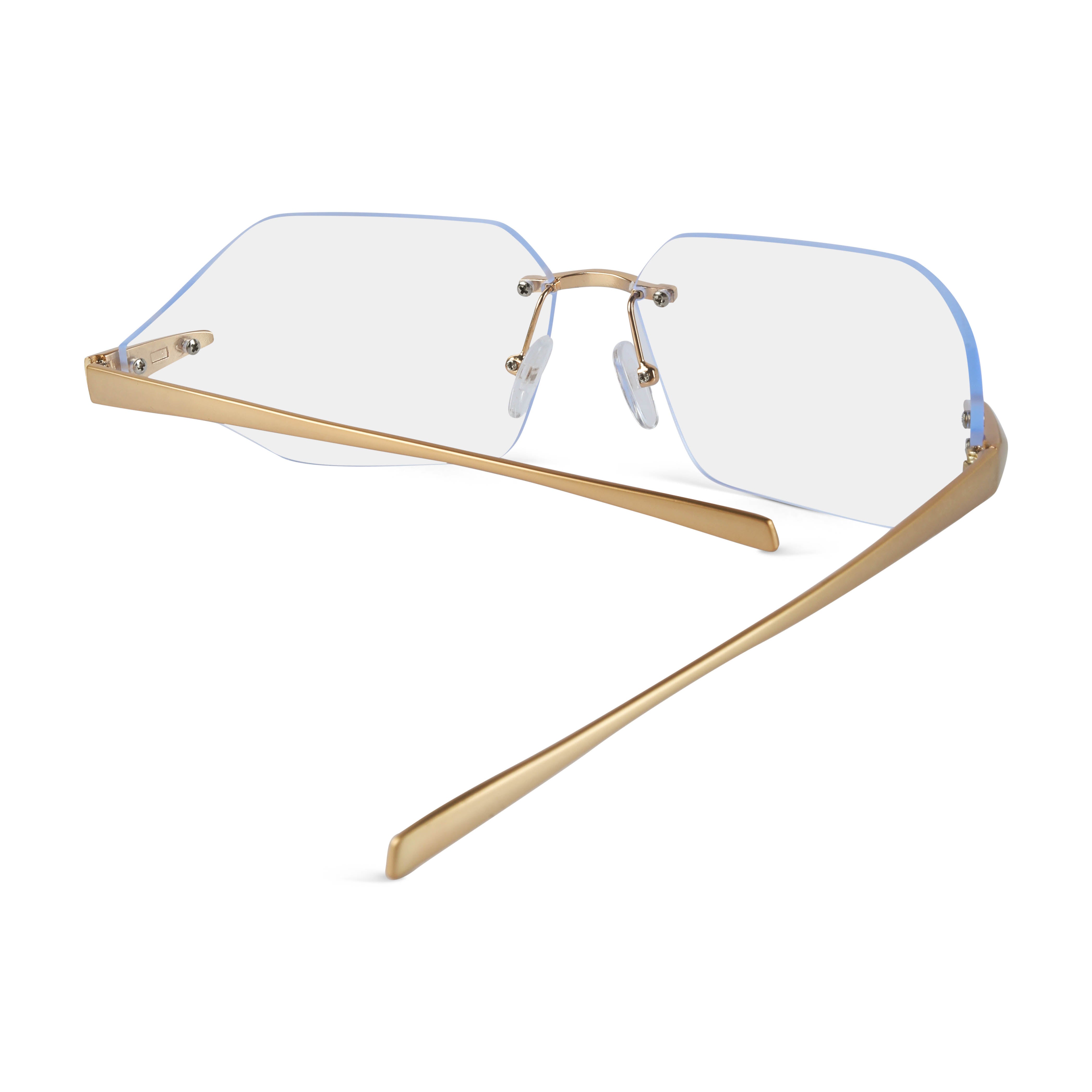 Mirage Transparent Rectangle Sunglasses