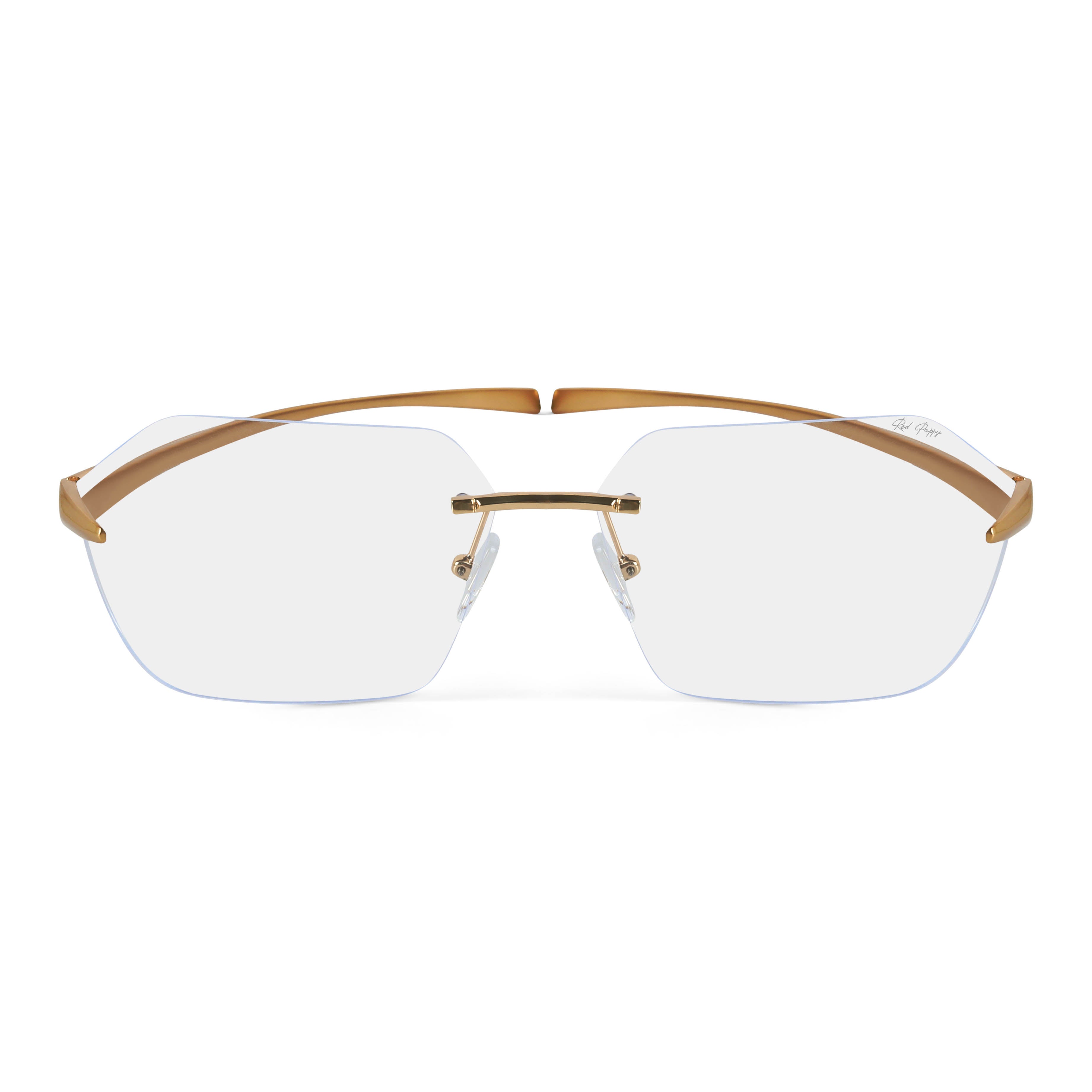 Mirage Transparent Rectangle Sunglasses