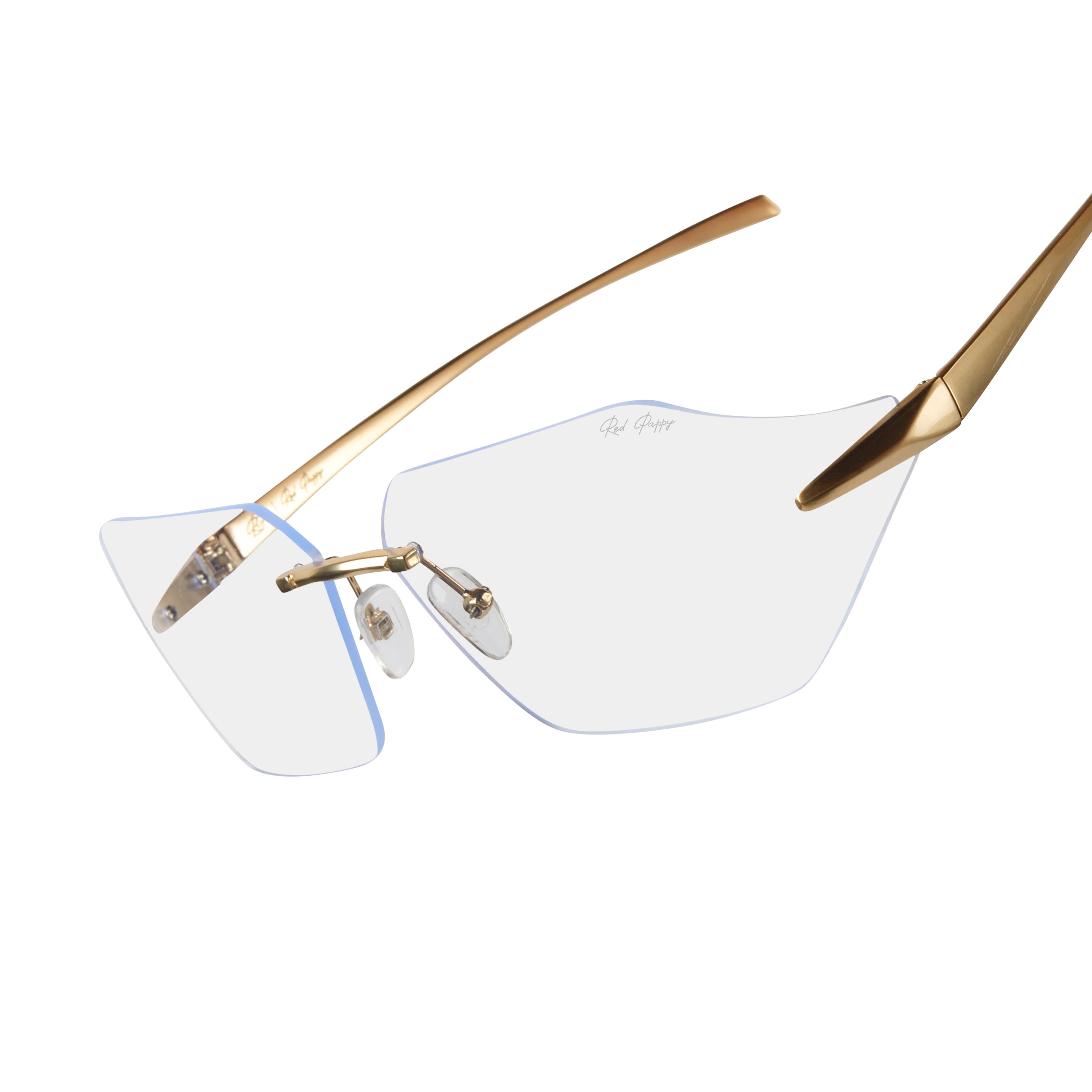 Mirage Transparent Rectangle Sunglasses