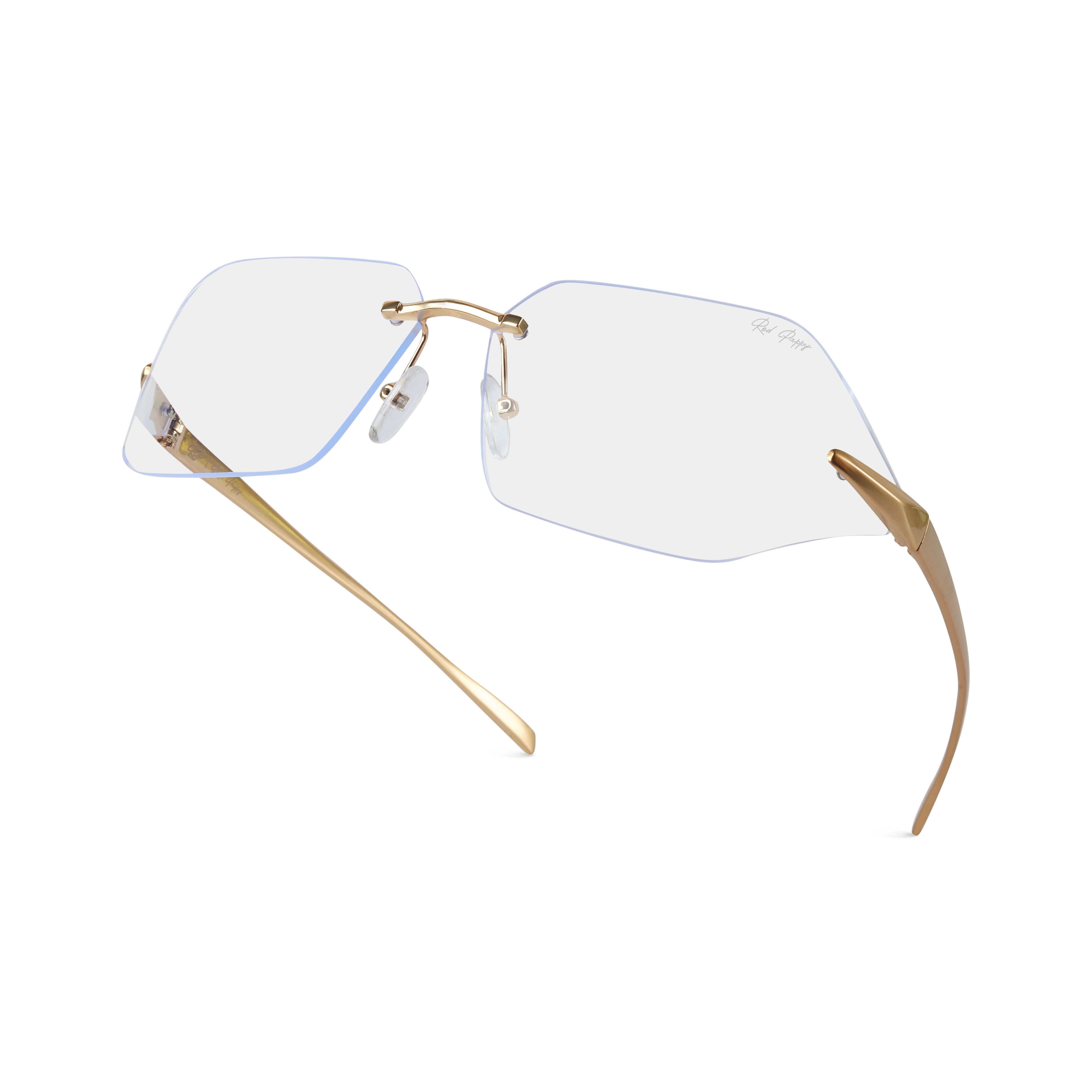 Mirage Transparent Rectangle Sunglasses