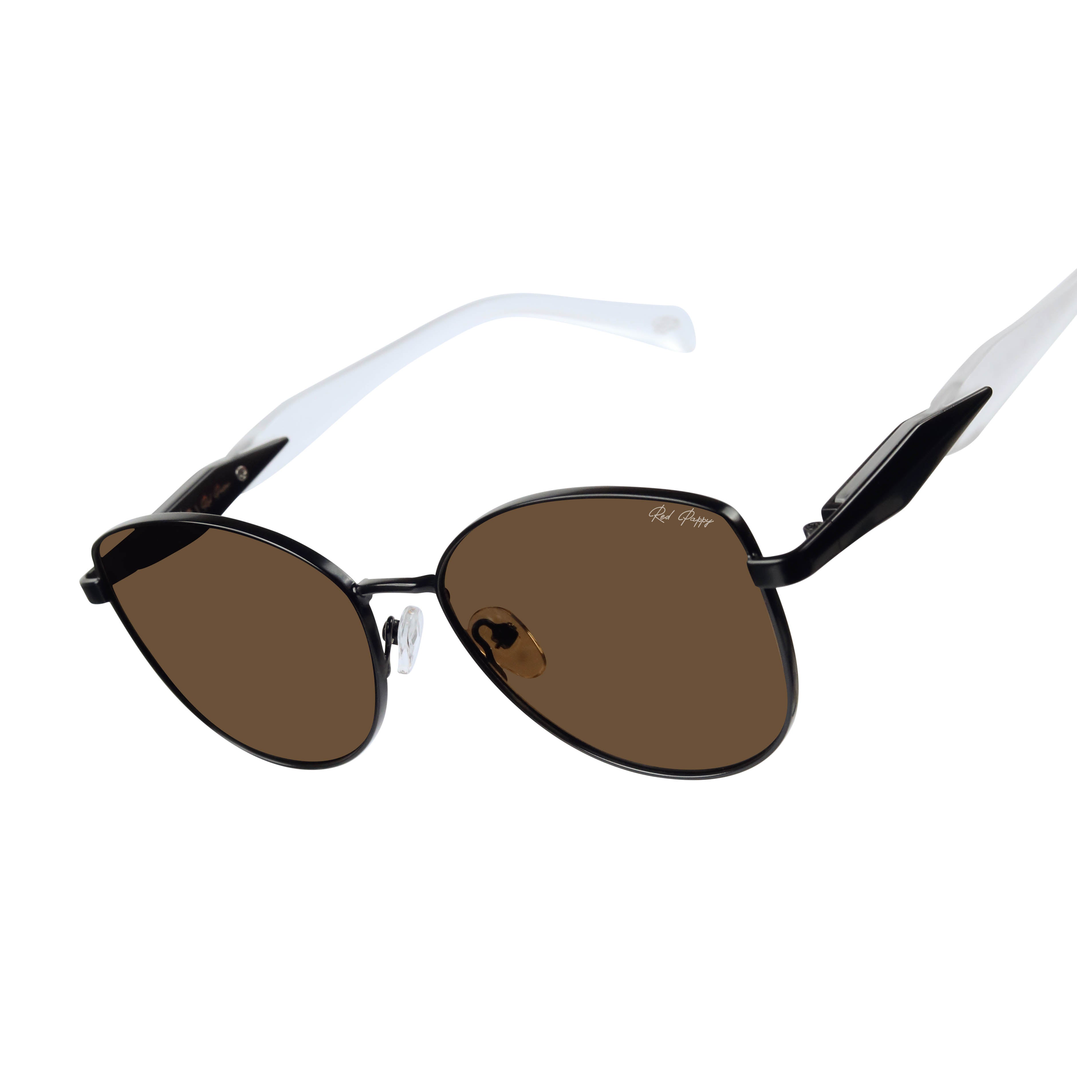 Nyctara Black Cateye Sunglasses