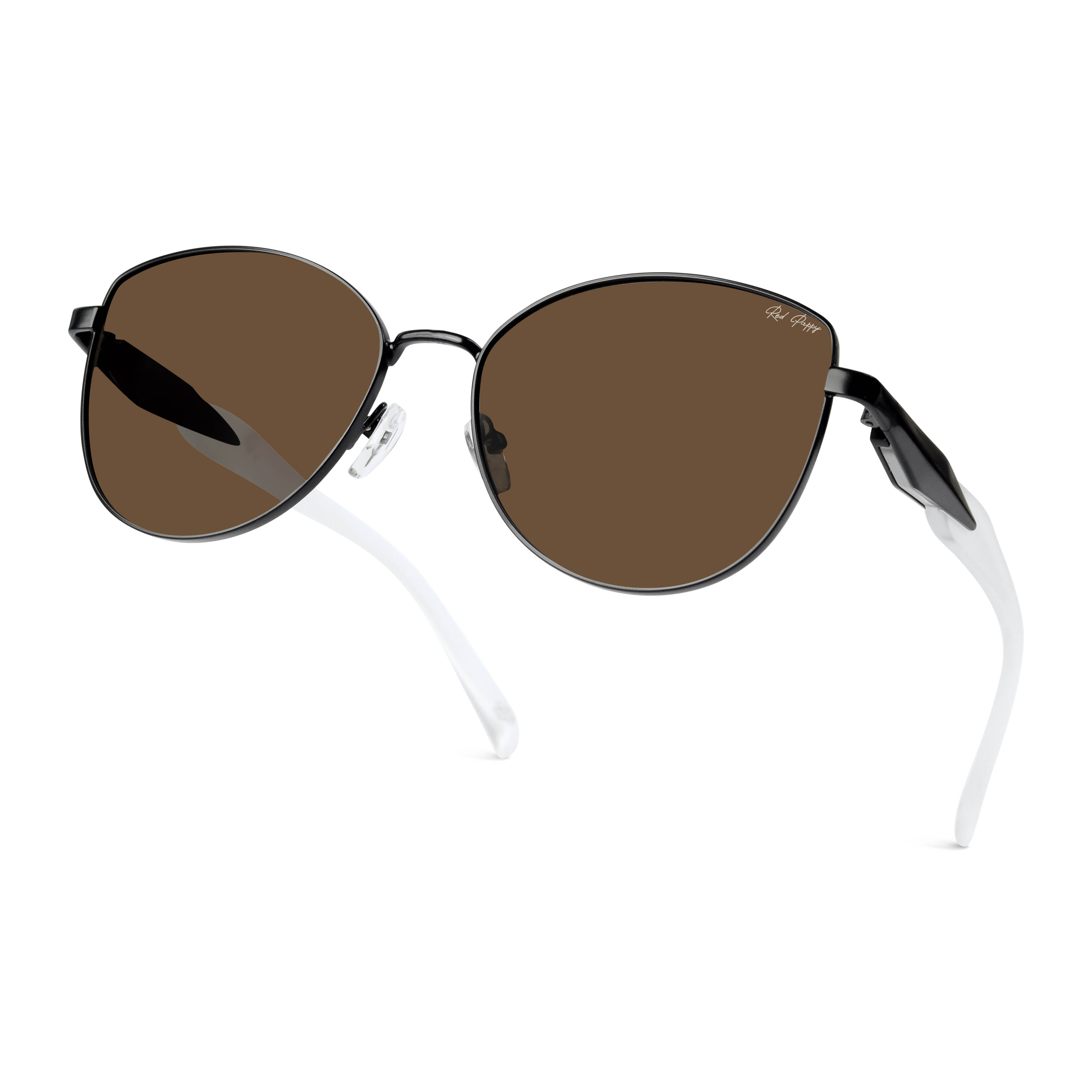 Nyctara Black Cateye Sunglasses