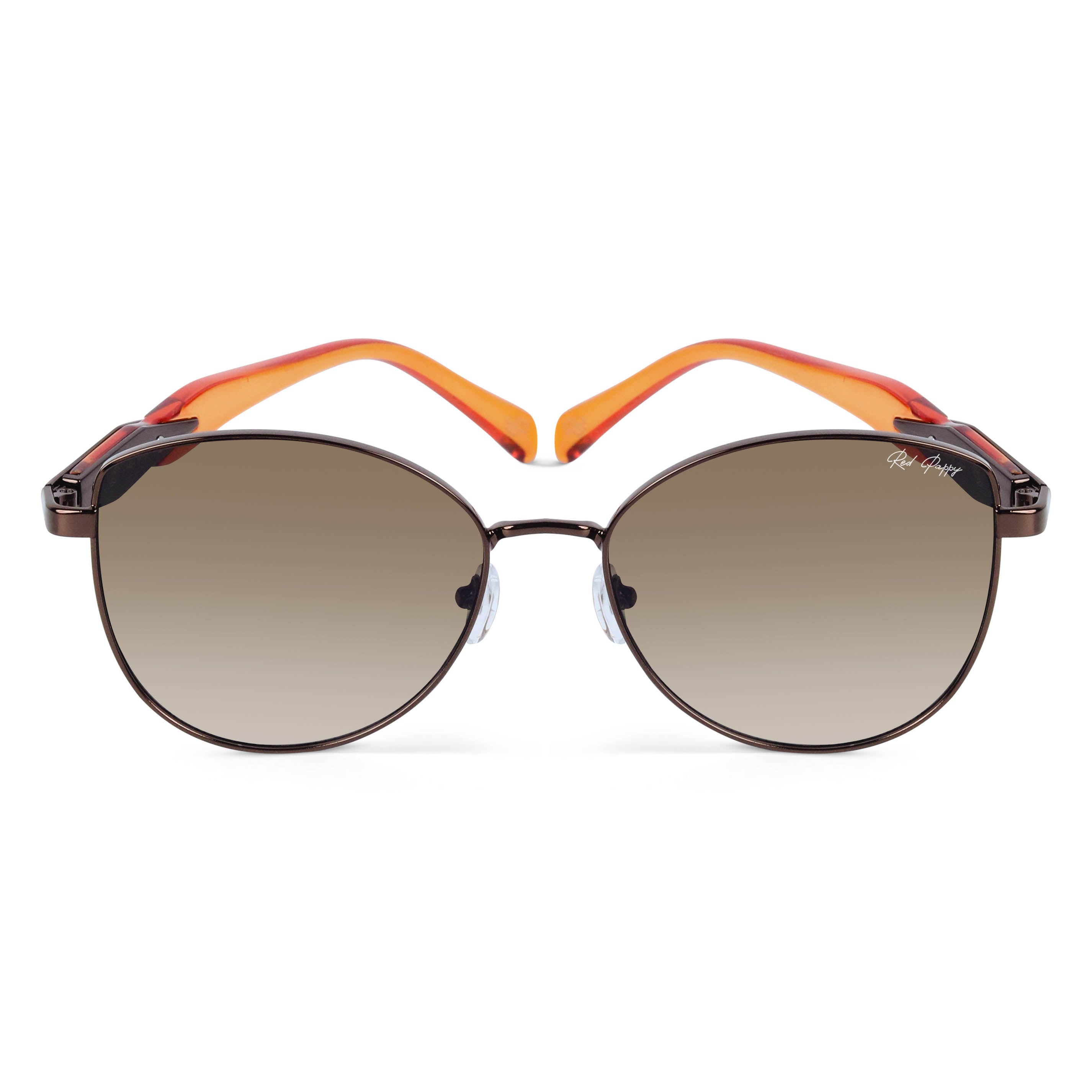 Nyctara Brown Cateye Sunglasses