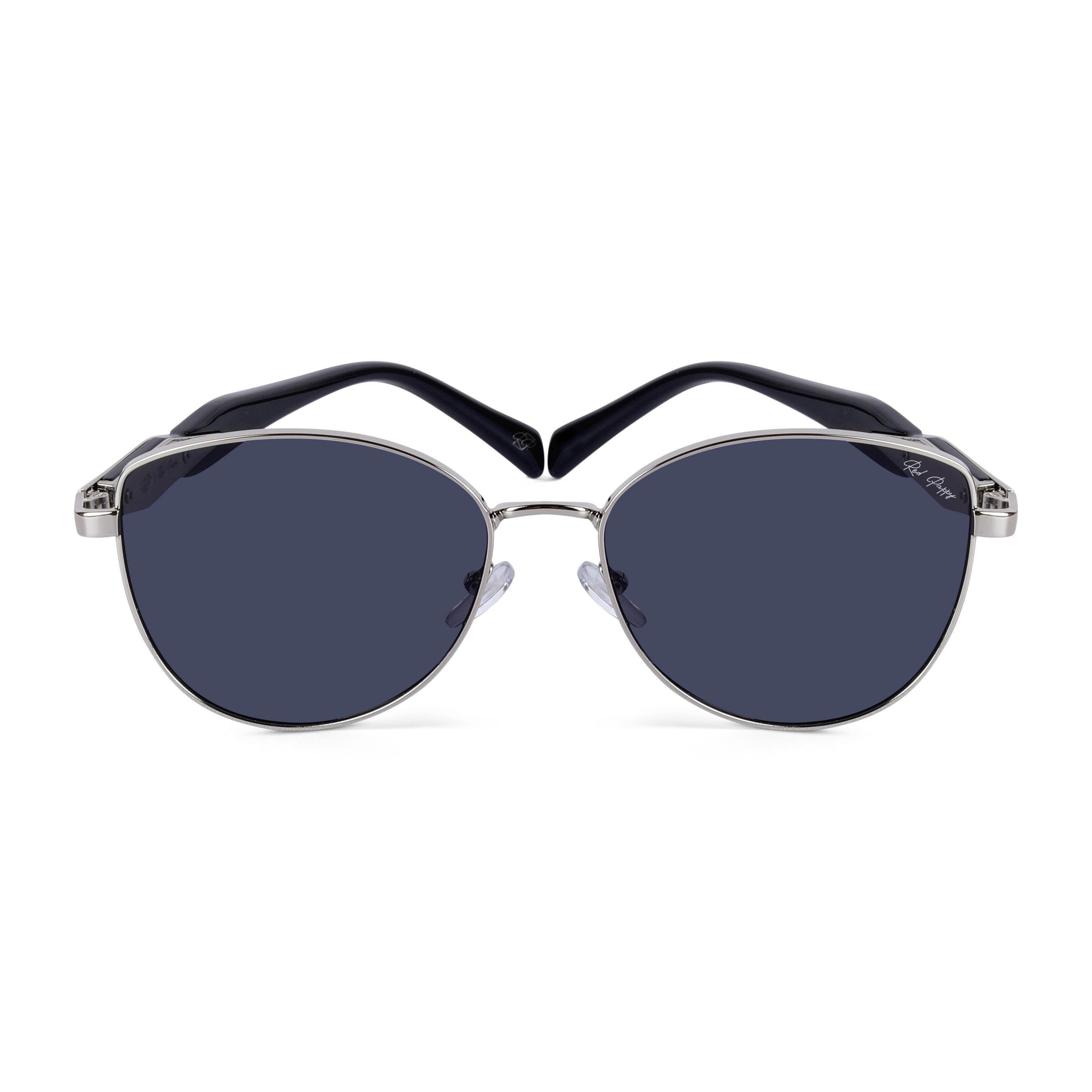 Nyctara Silver Cateye Sunglasses