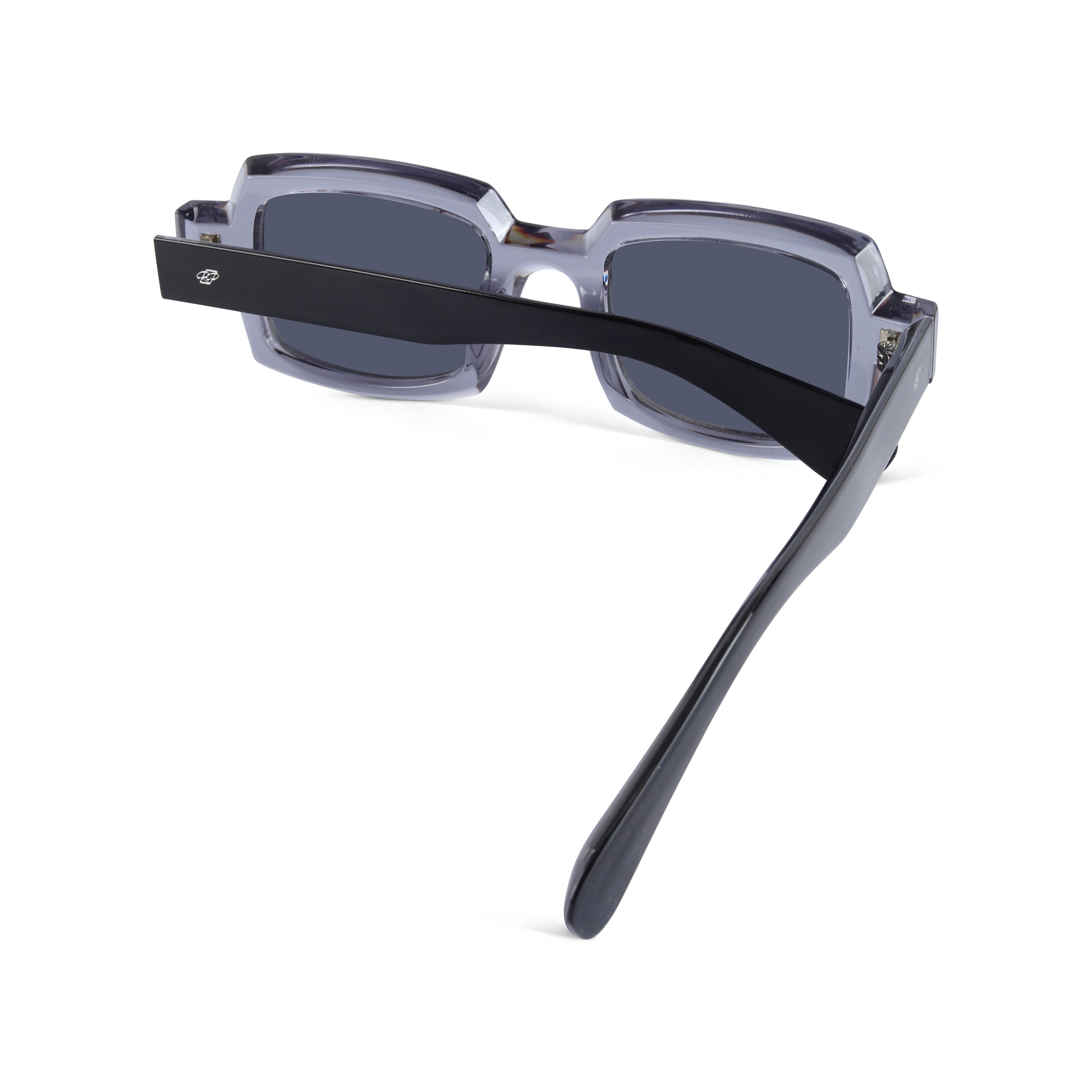 Posh Grey Polarized Rectangle Sunglasses