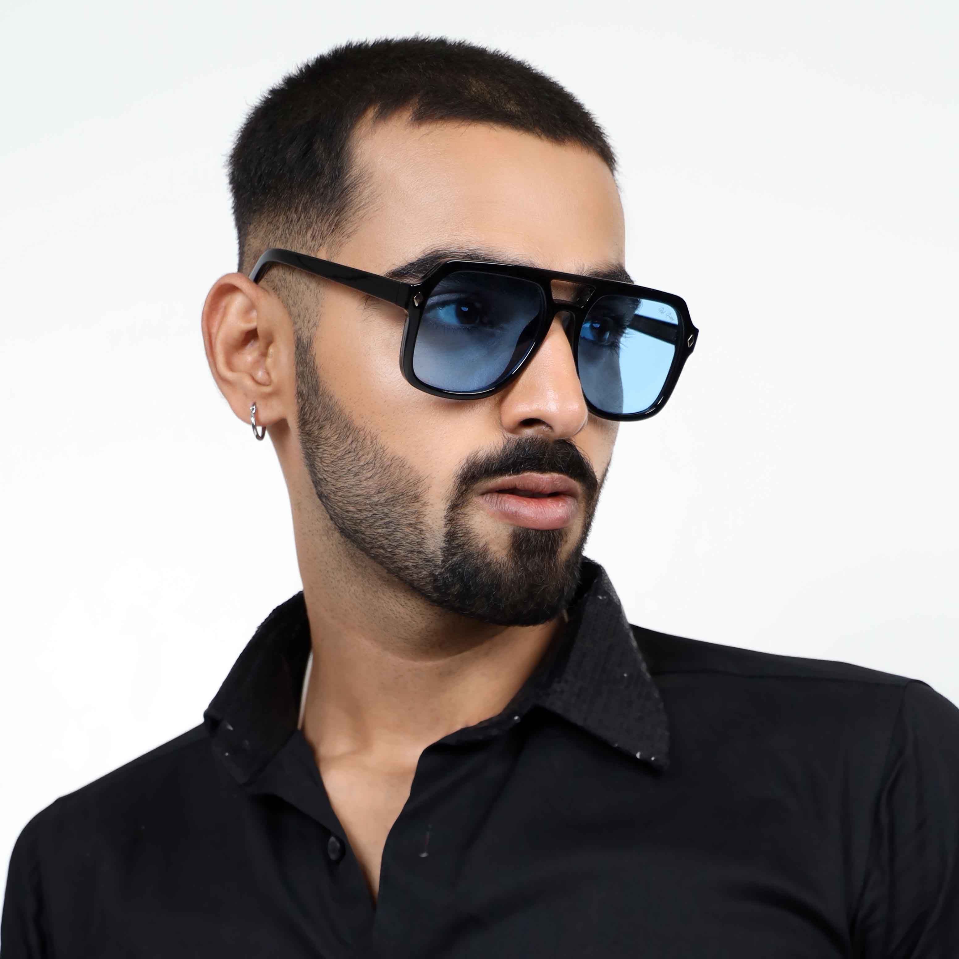 Pyre Blue Aviator Sunglasses