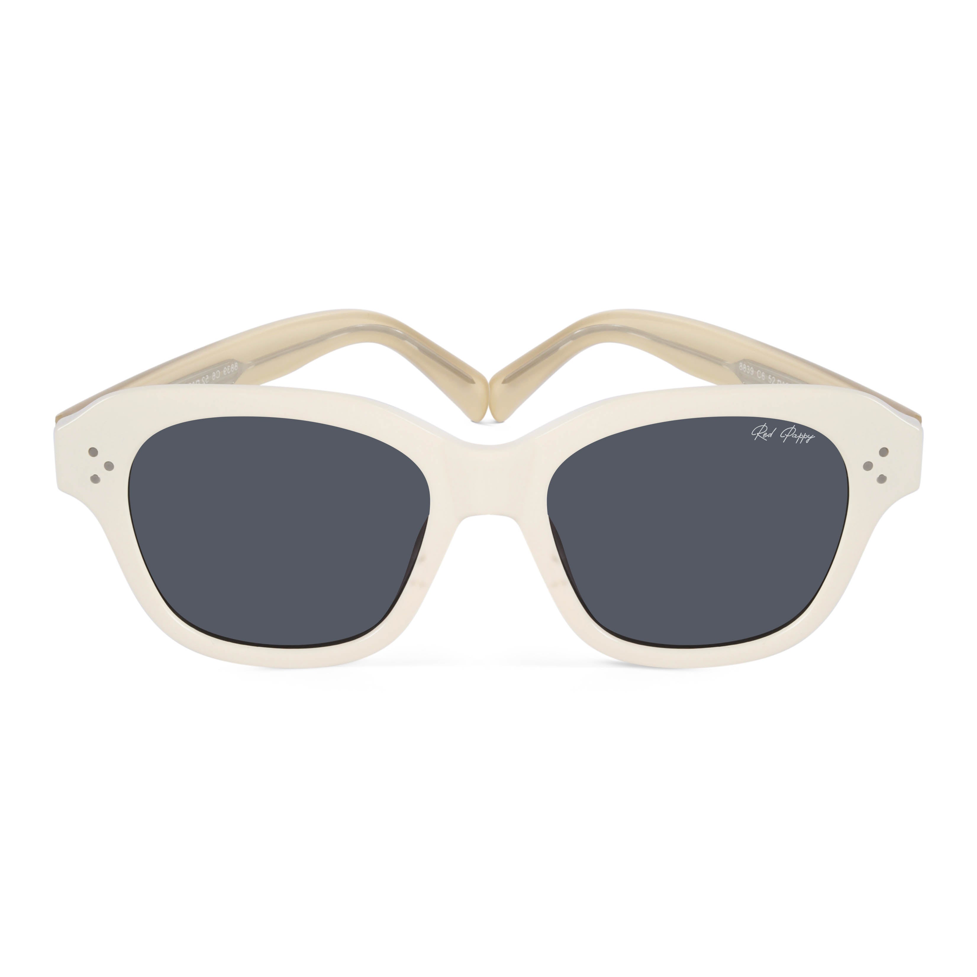 Rayvion Cream Square Sunglasses